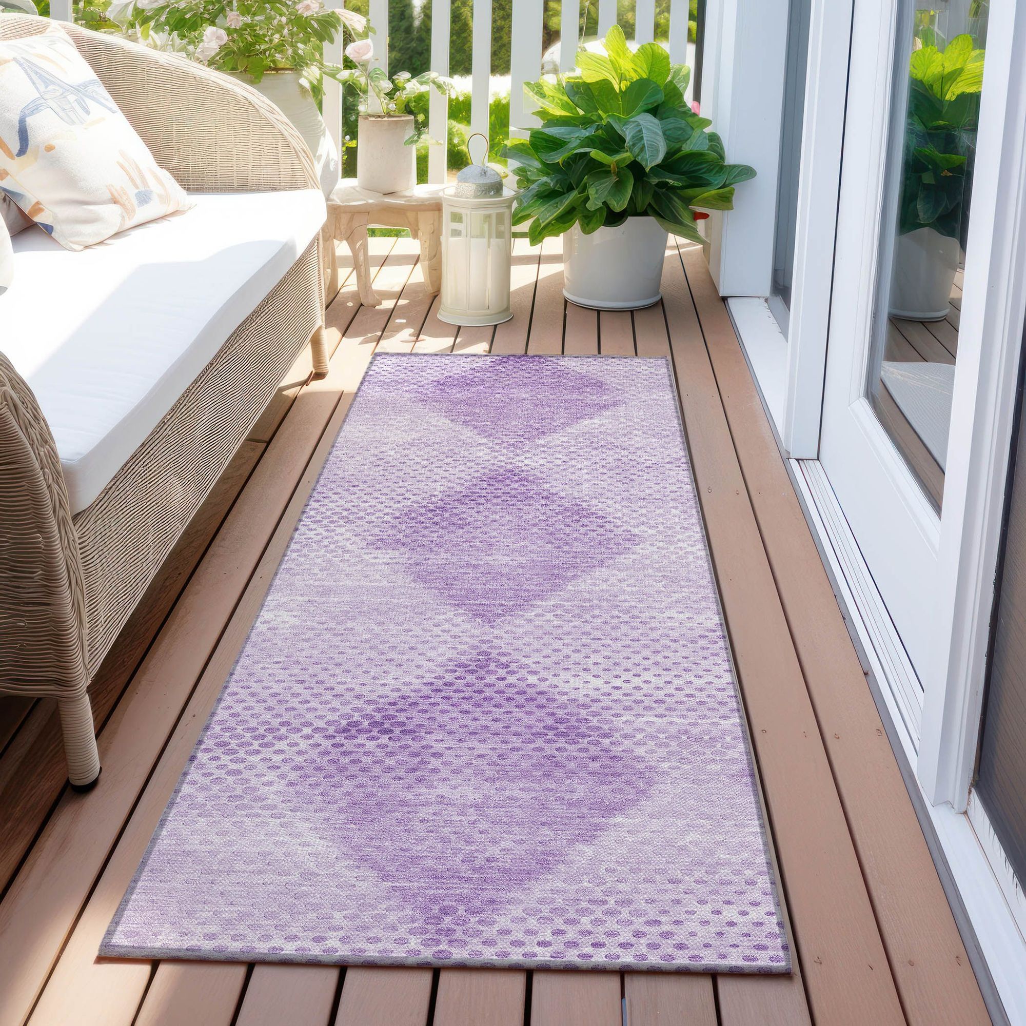 Machine Made ACN539 Lavender Purple Rugs #color_lavender purple