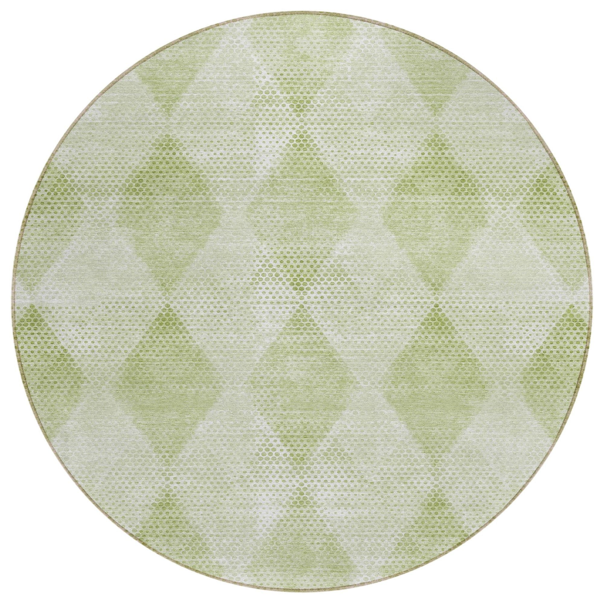 Machine Made ACN539 Mint Green Rugs #color_mint green