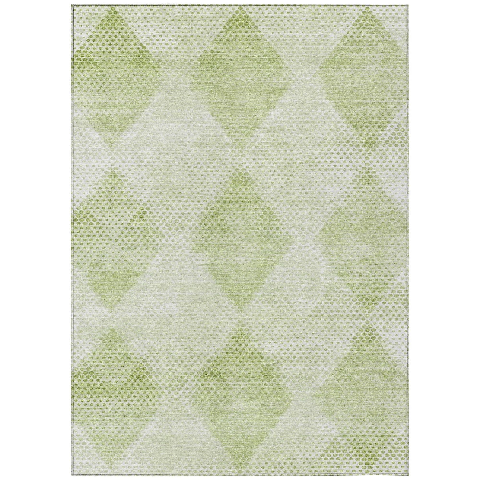 Machine Made ACN539 Mint Green Rugs #color_mint green