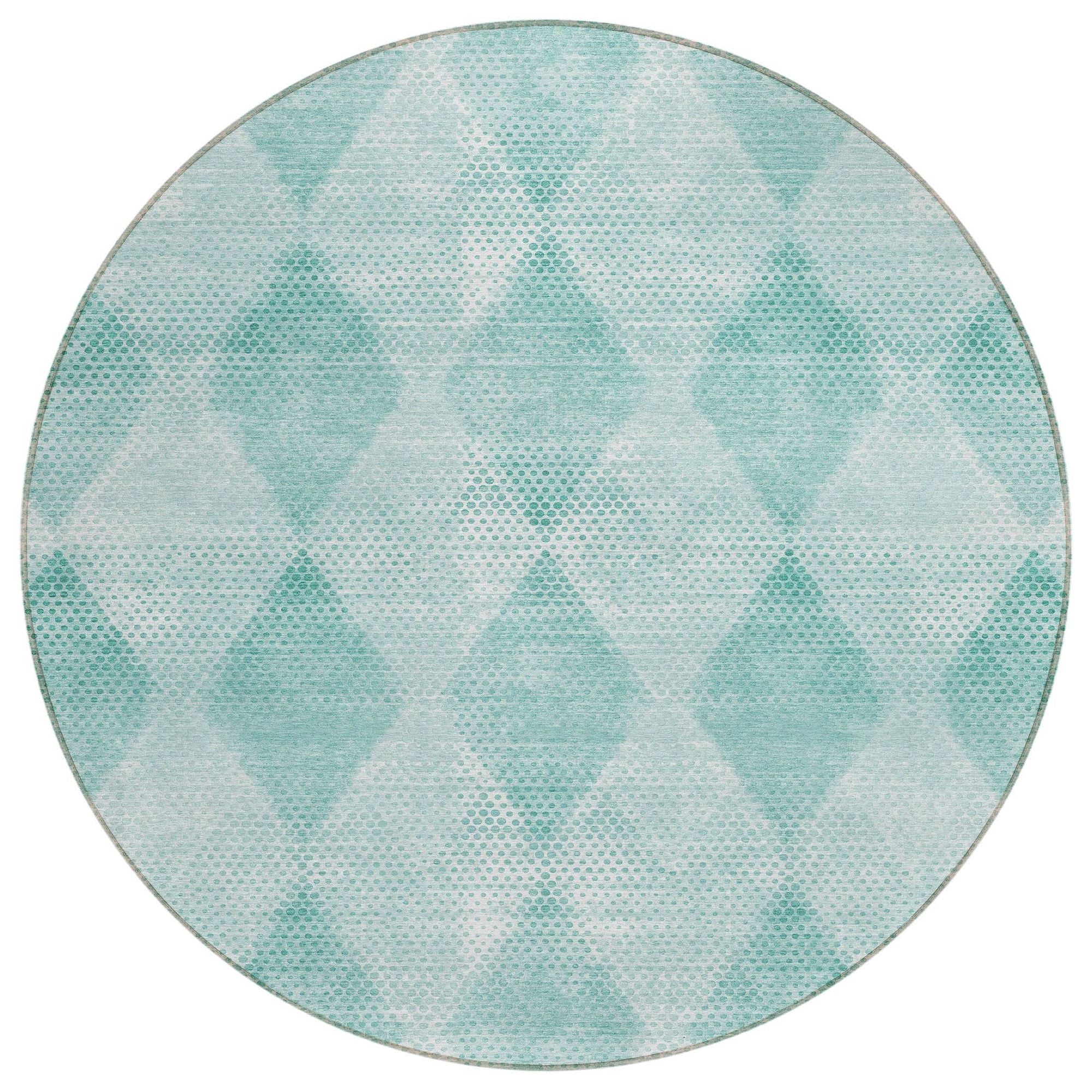 Machine Made ACN539 Teal  Rugs #color_teal 