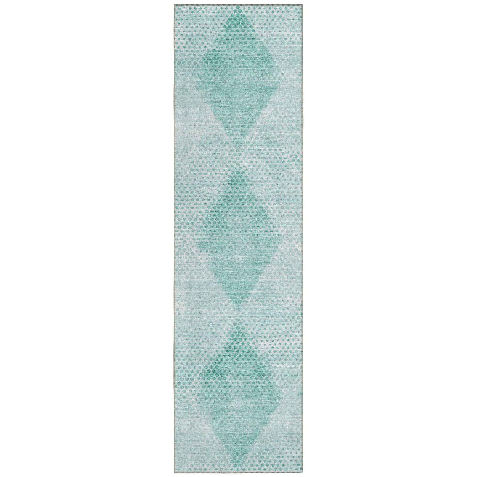 Machine Made ACN539 Teal  Rugs #color_teal 