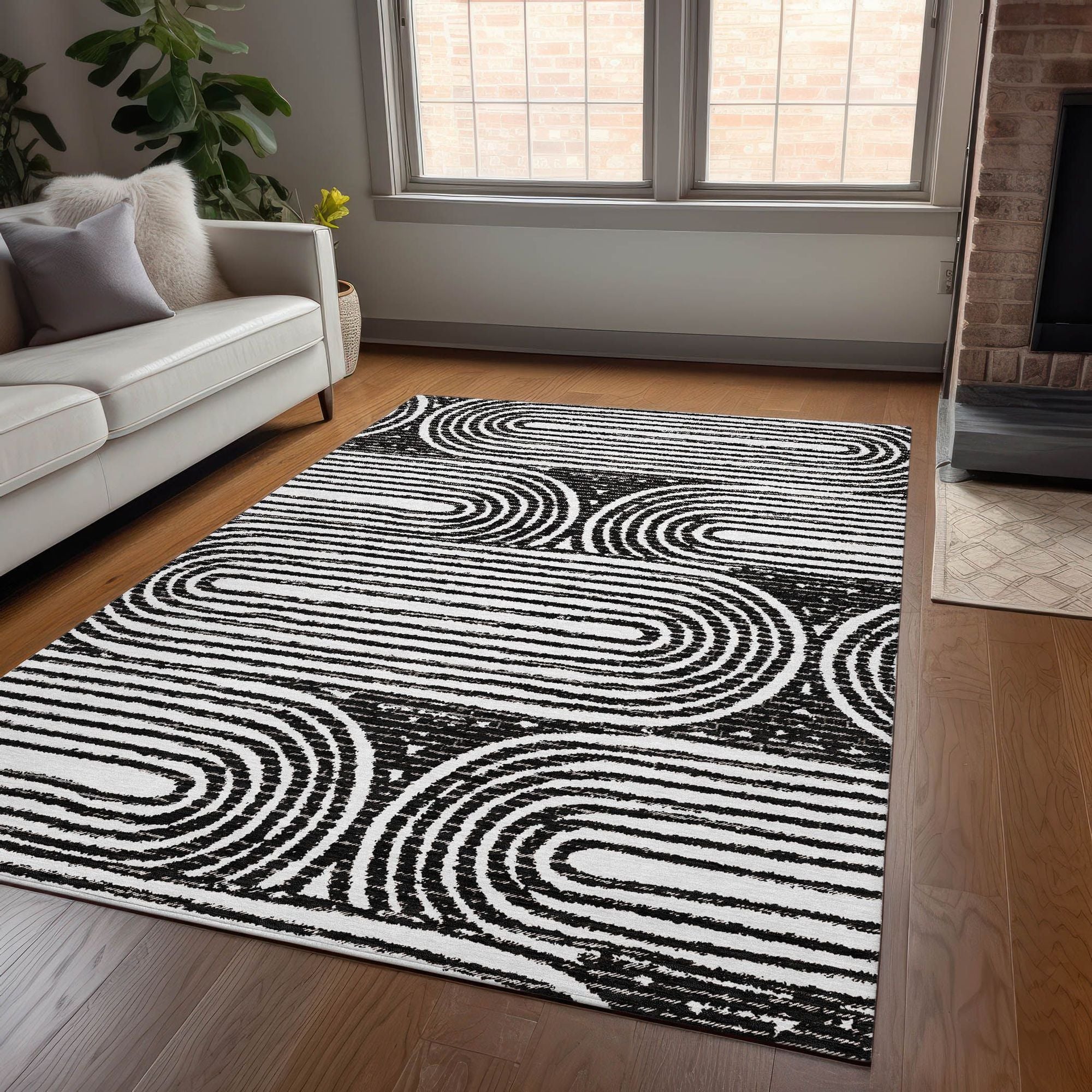 Machine Made ACN540 Black  Rugs #color_black 