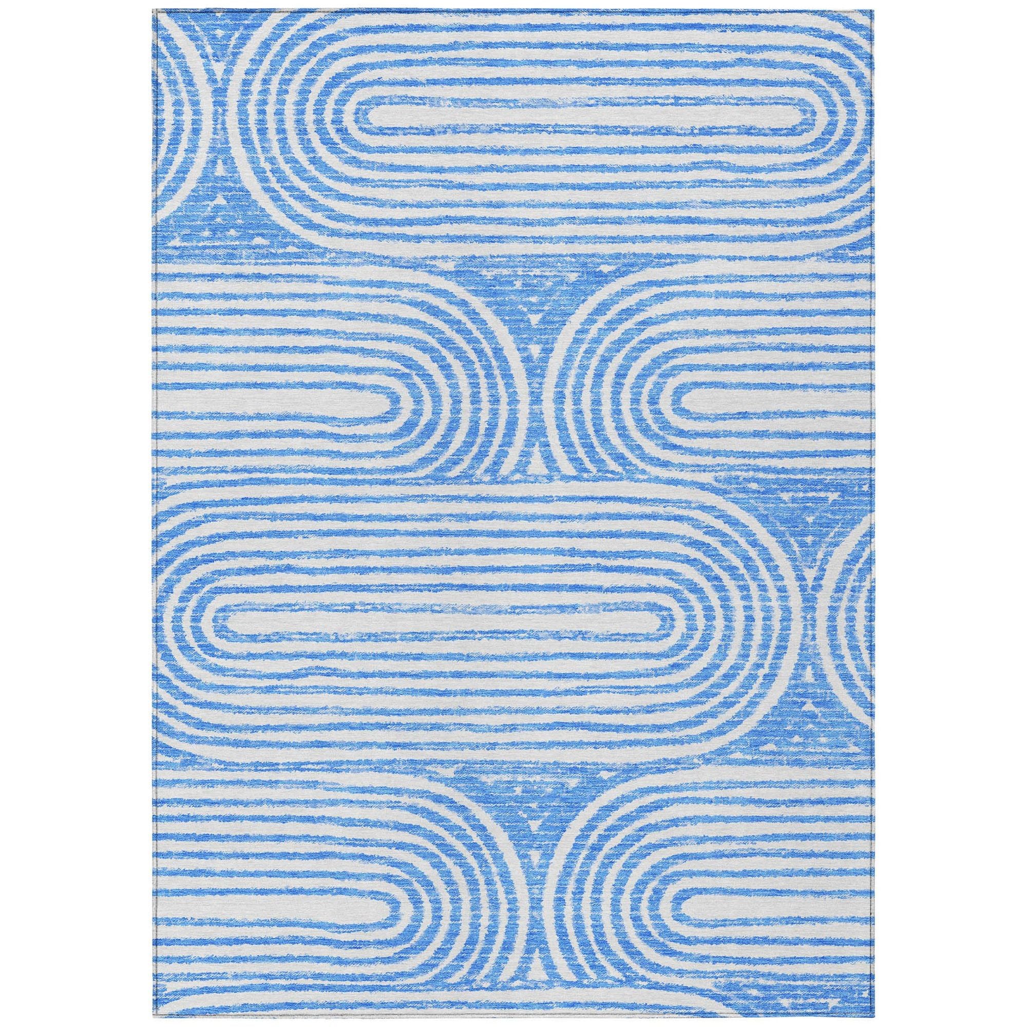 Machine Made ACN540 Blue  Rugs #color_blue 