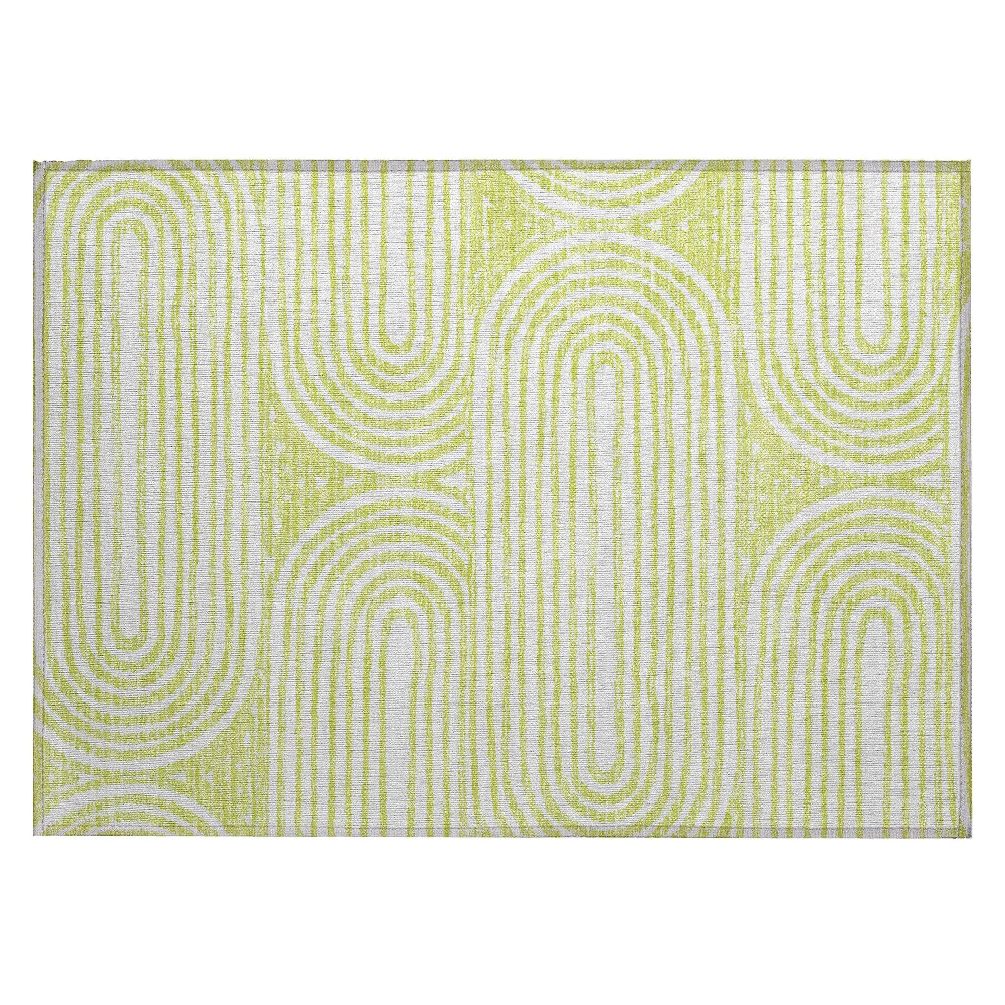 Machine Made ACN540 Green  Rugs #color_green 