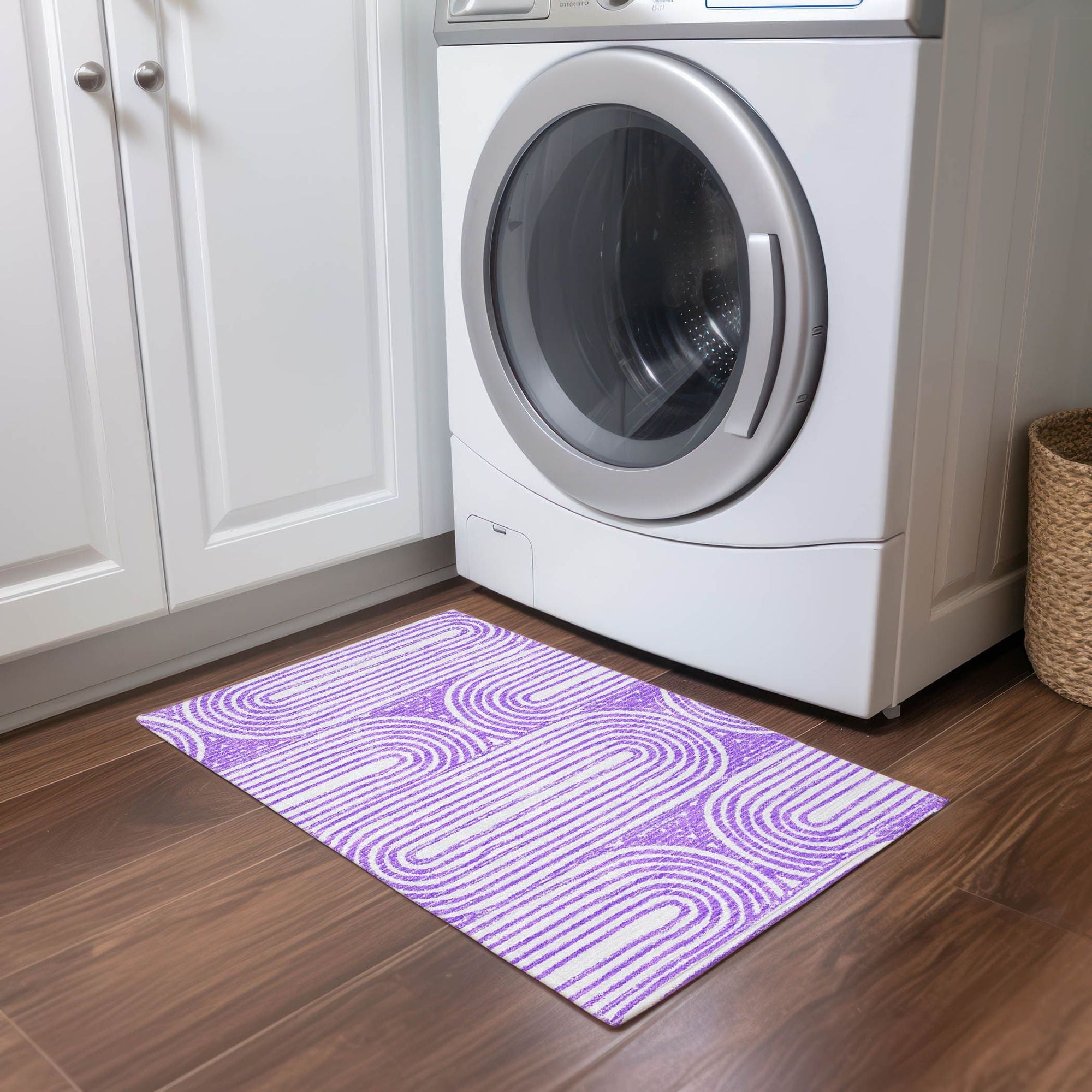 Machine Made ACN540 Purple  Rugs #color_purple 