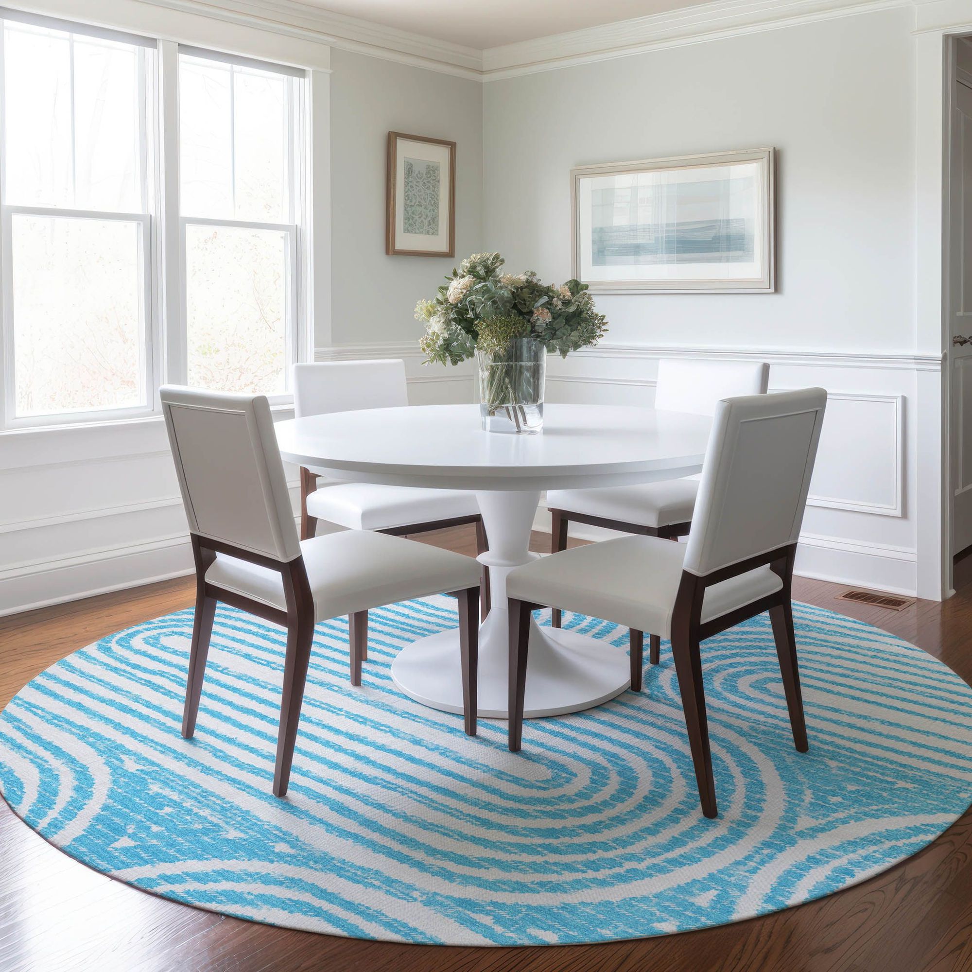 Machine Made ACN540 Teal  Rugs #color_teal 