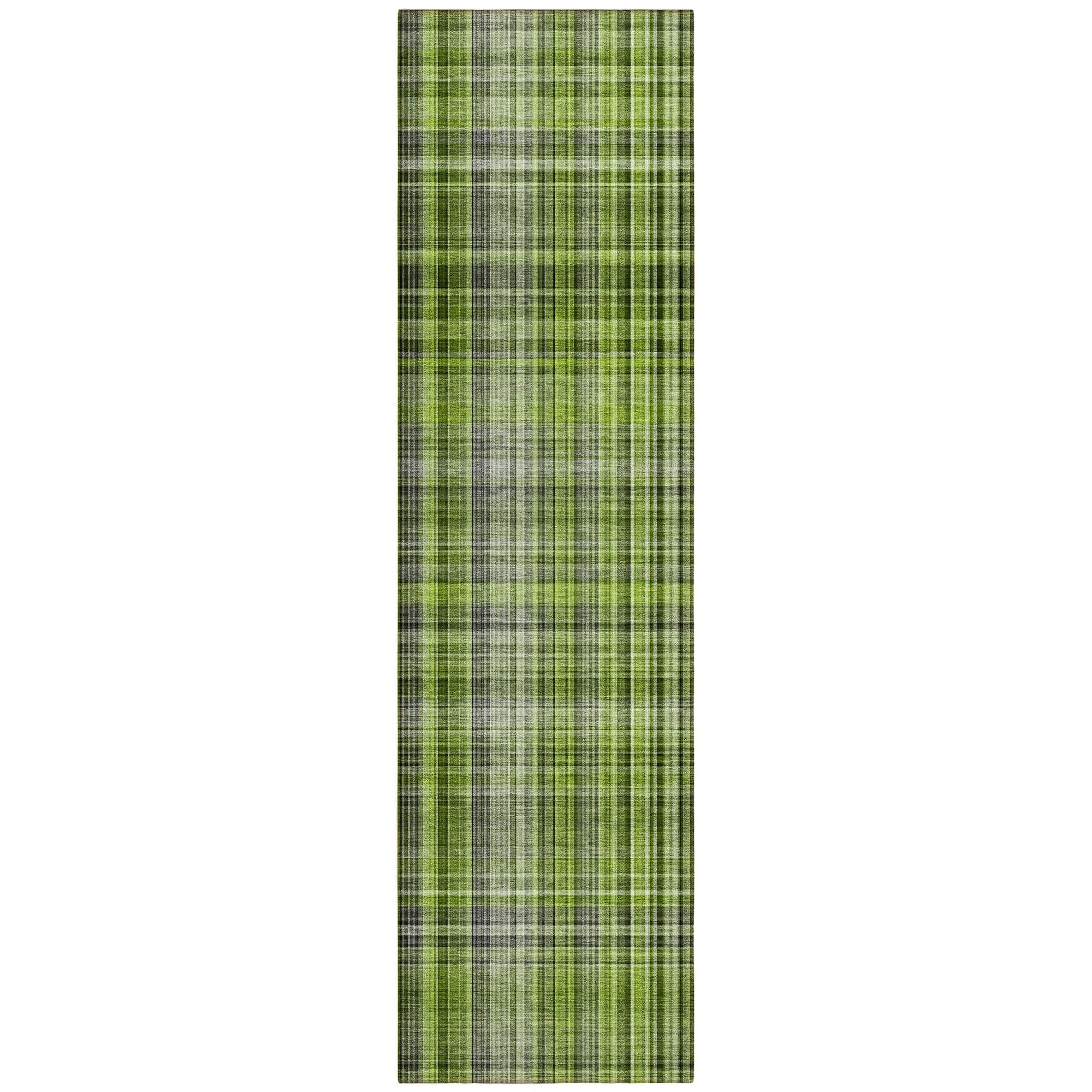 Machine Made ACN541 Green  Rugs #color_green 