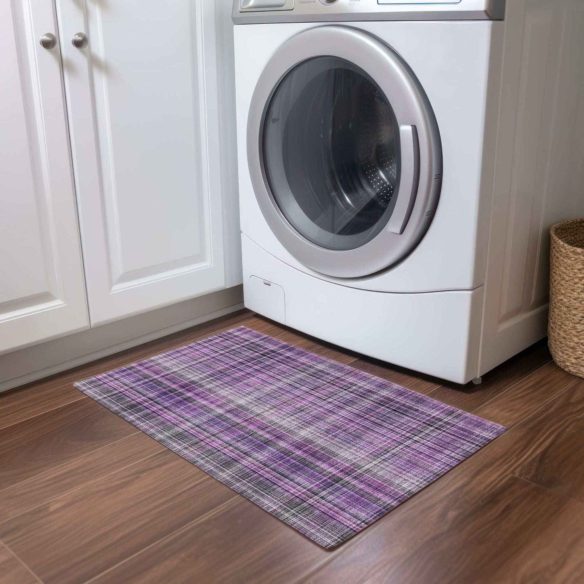 Machine Made ACN541 Purple  Rugs #color_purple 