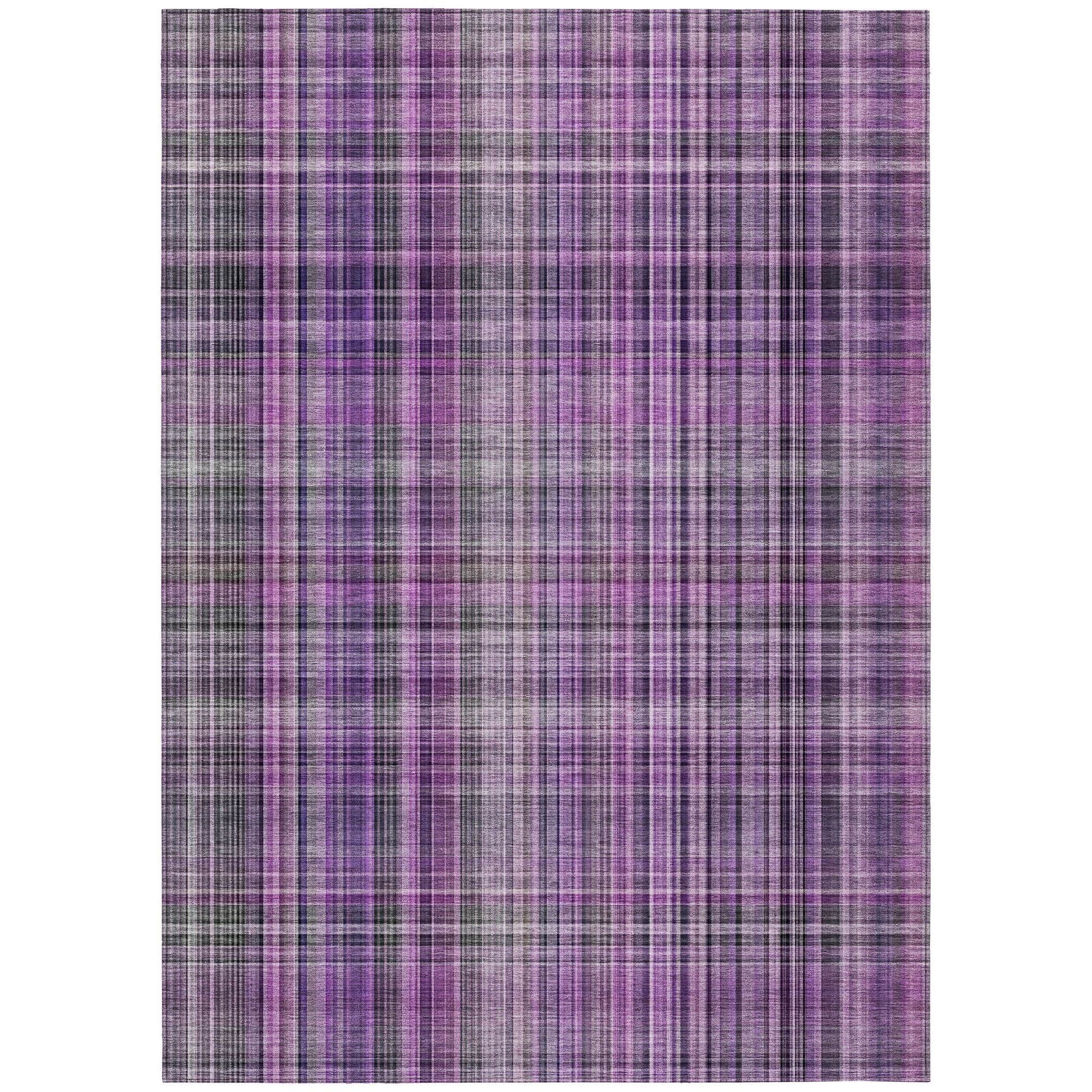 Machine Made ACN541 Purple  Rugs #color_purple 