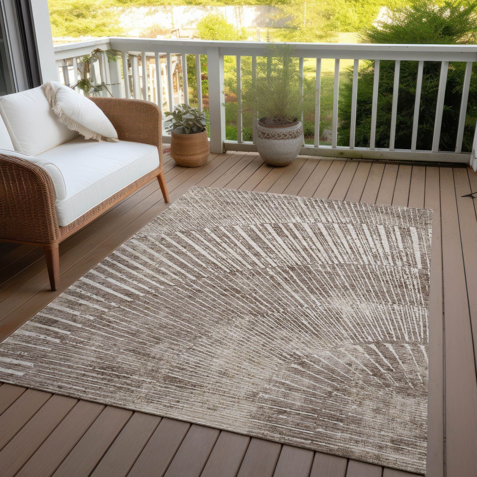 Machine Made ACN542 Taupe Brown Rugs #color_taupe brown