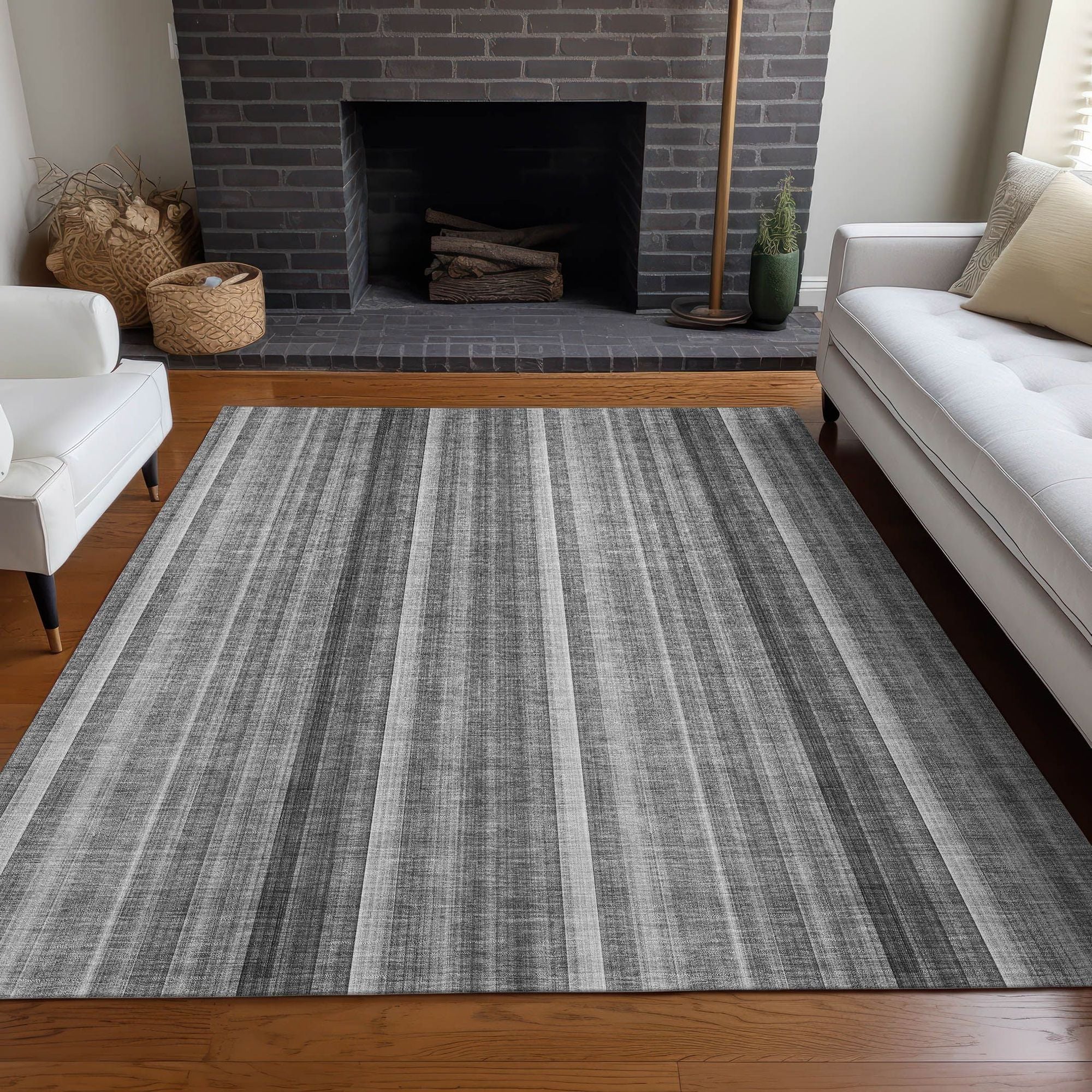 Machine Made ACN543 Gray  Rugs #color_gray 