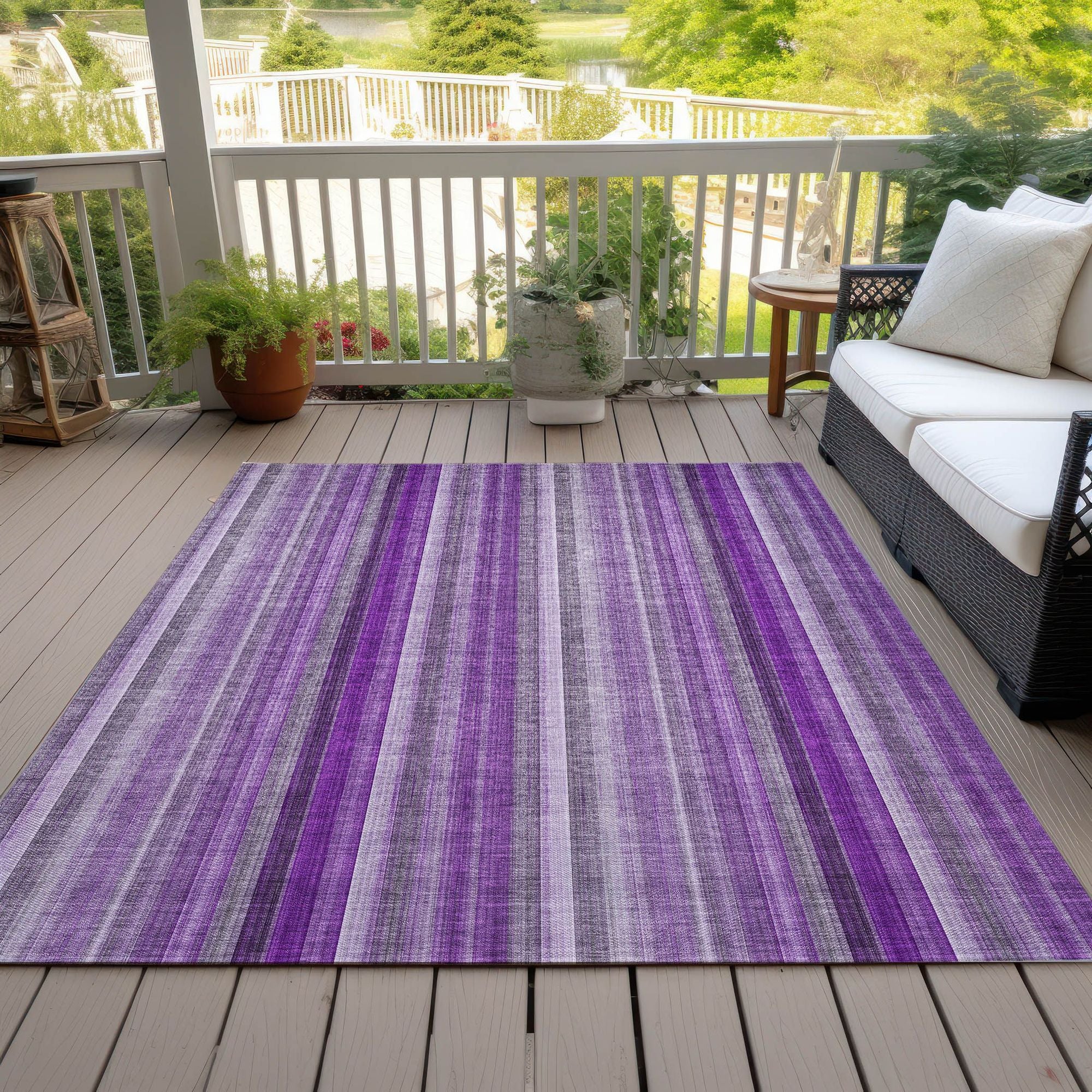 Machine Made ACN543 Purple  Rugs #color_purple 