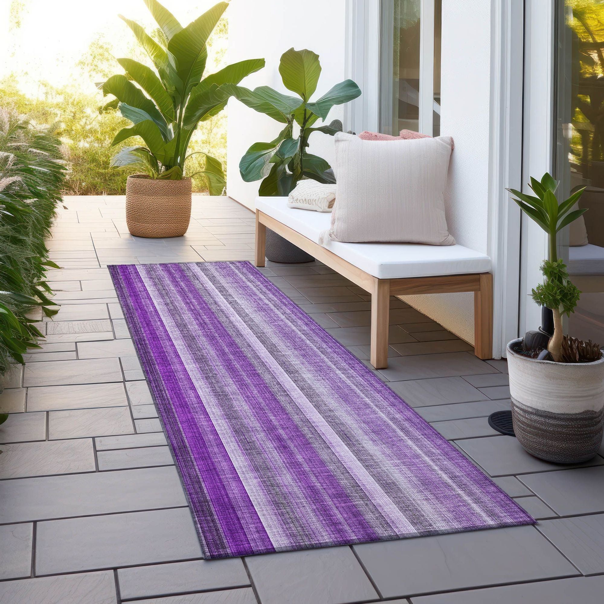 Machine Made ACN543 Purple  Rugs #color_purple 