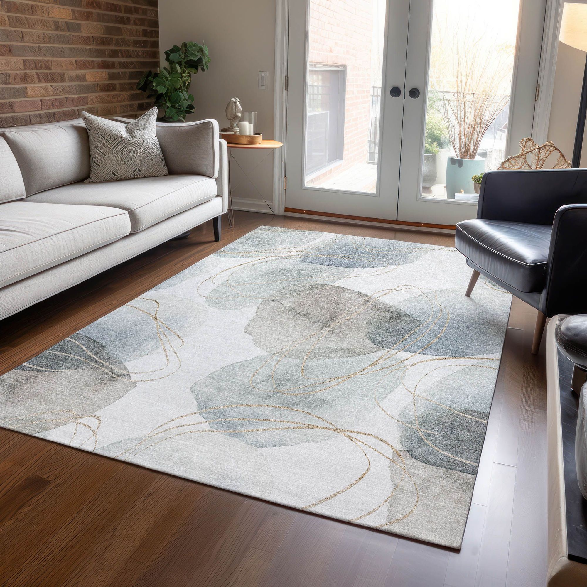 Machine Made ACN544 Ivory  Rugs #color_ivory 