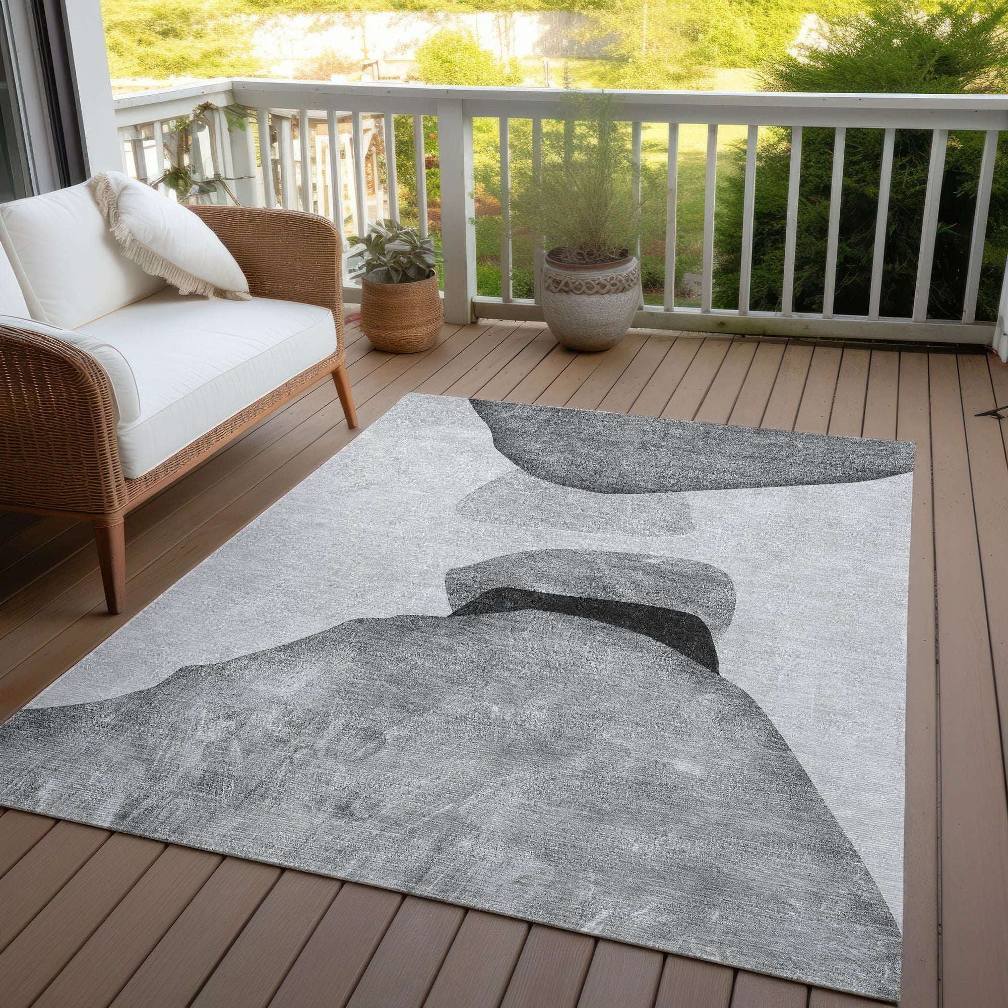 Machine Made ACN547 Gray  Rugs #color_gray 