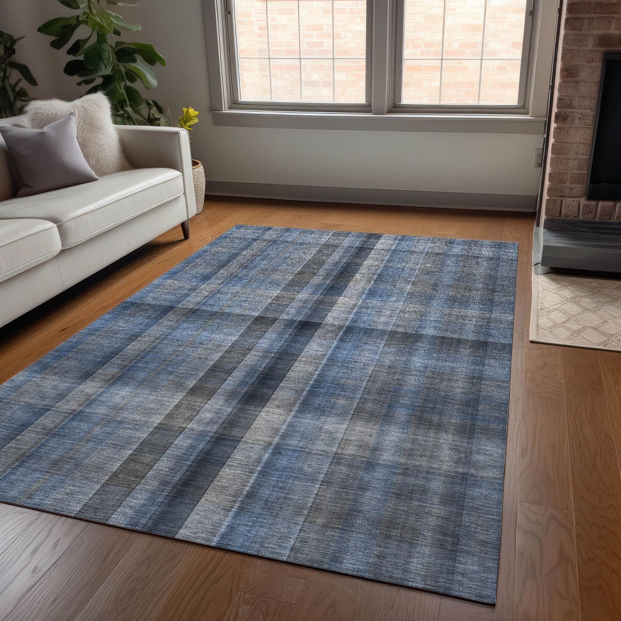 Machine Made ACN548 Blue  Rugs #color_blue 