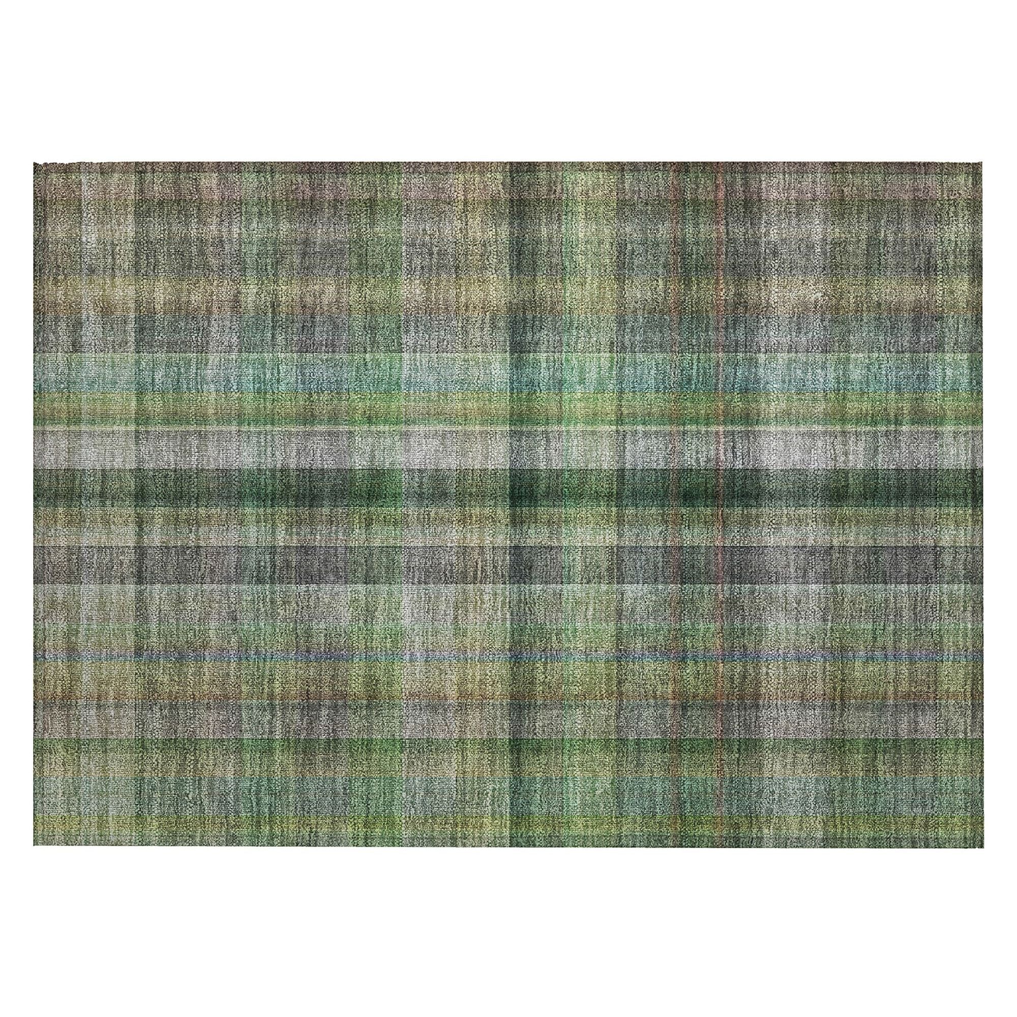 Machine Made ACN548 Green  Rugs #color_green 