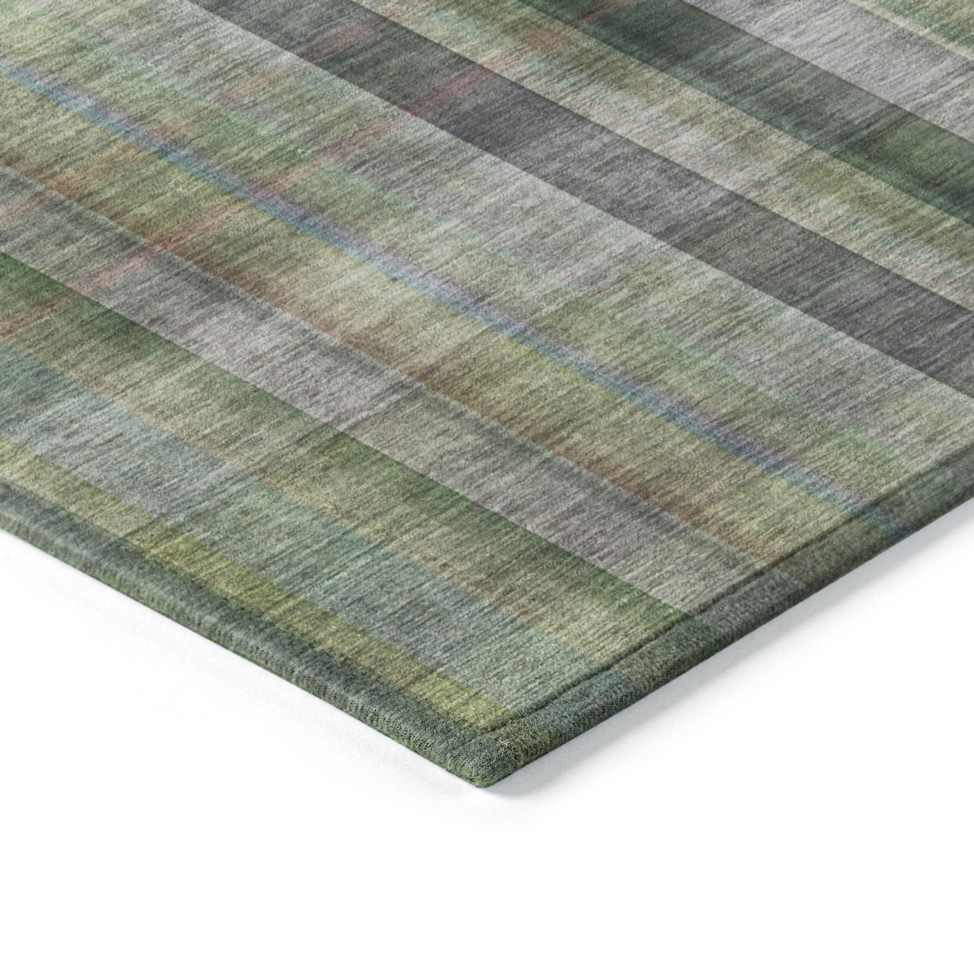 Machine Made ACN548 Green  Rugs #color_green 