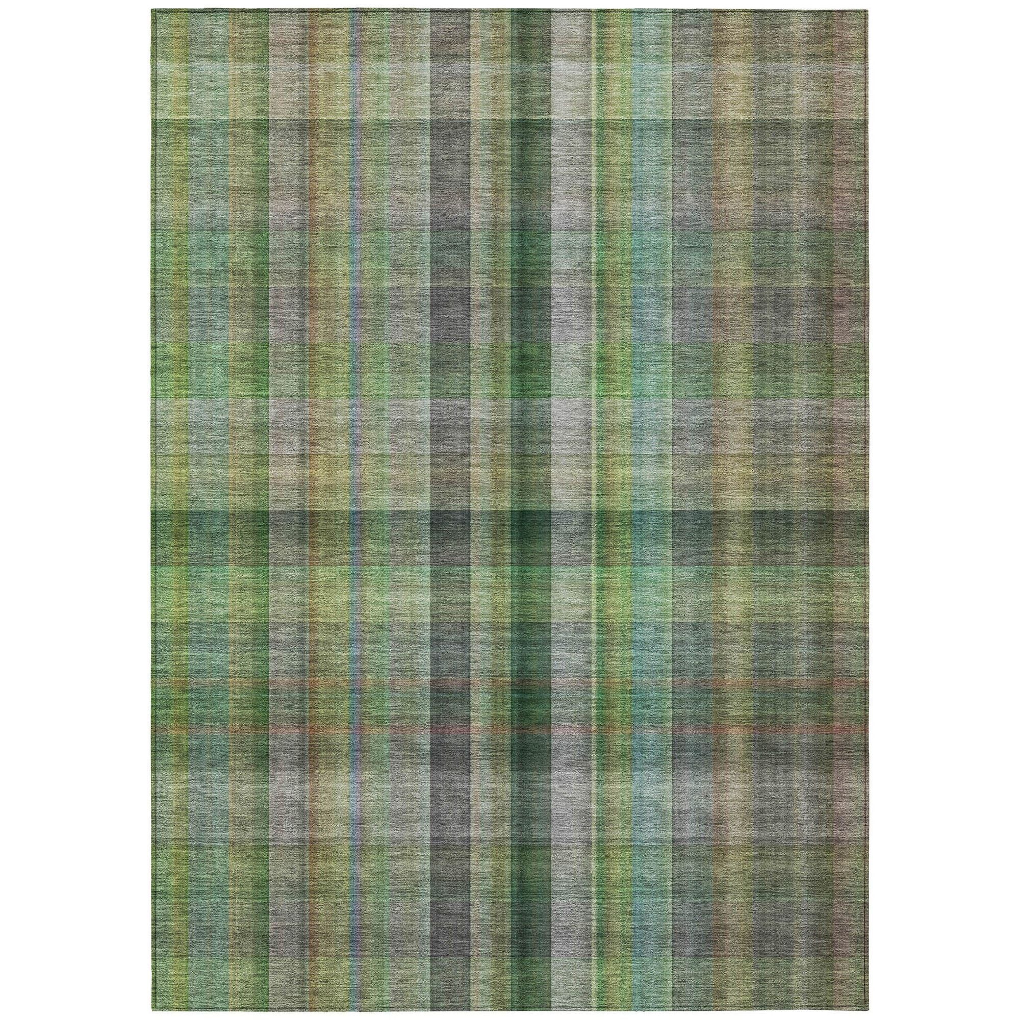 Machine Made ACN548 Green  Rugs #color_green 