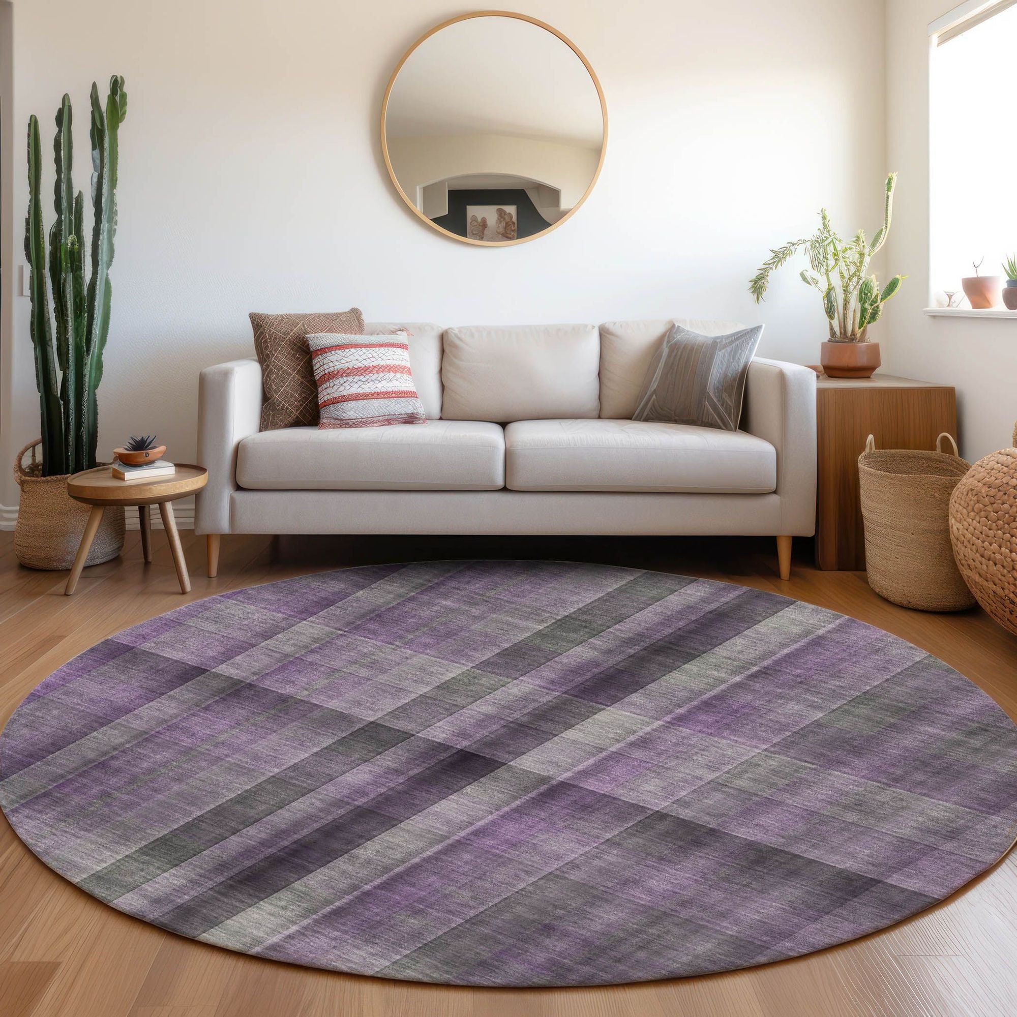 Machine Made ACN548 Purple  Rugs #color_purple 