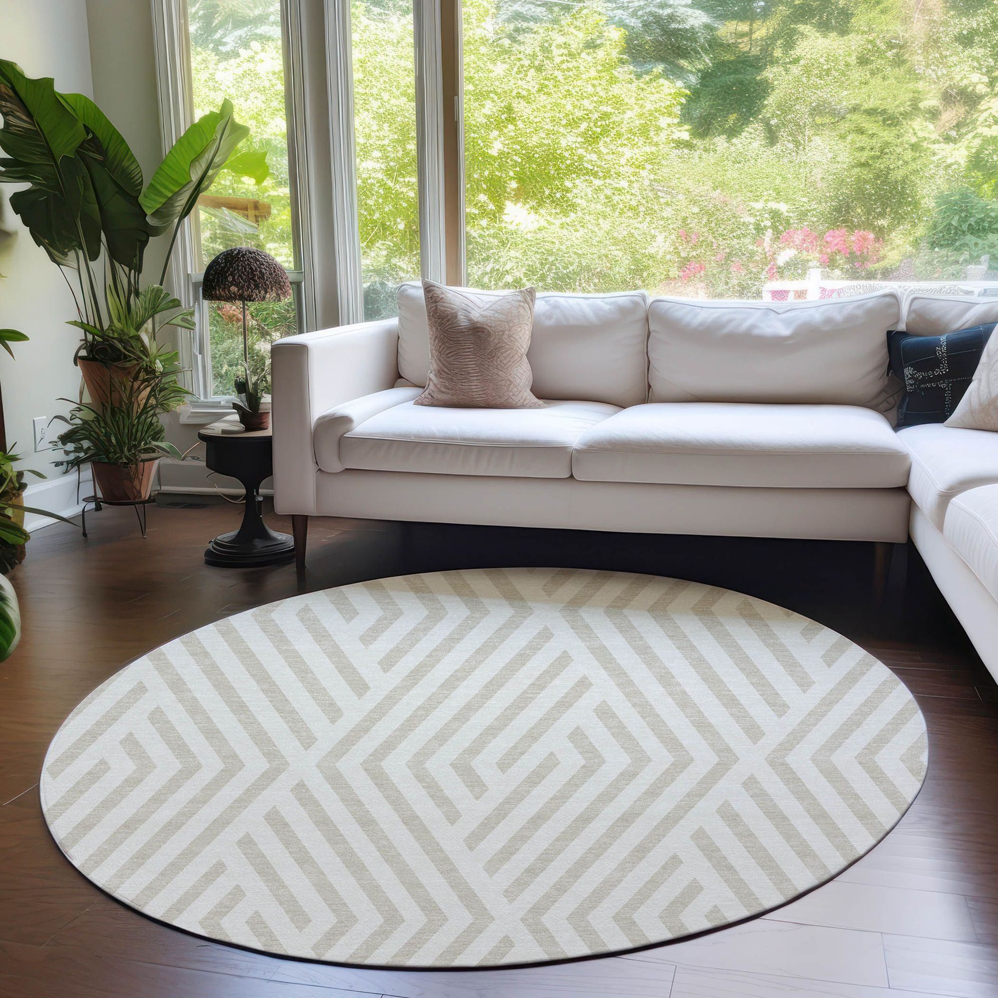 Machine Made ACN550 Ivory  Rugs #color_ivory 