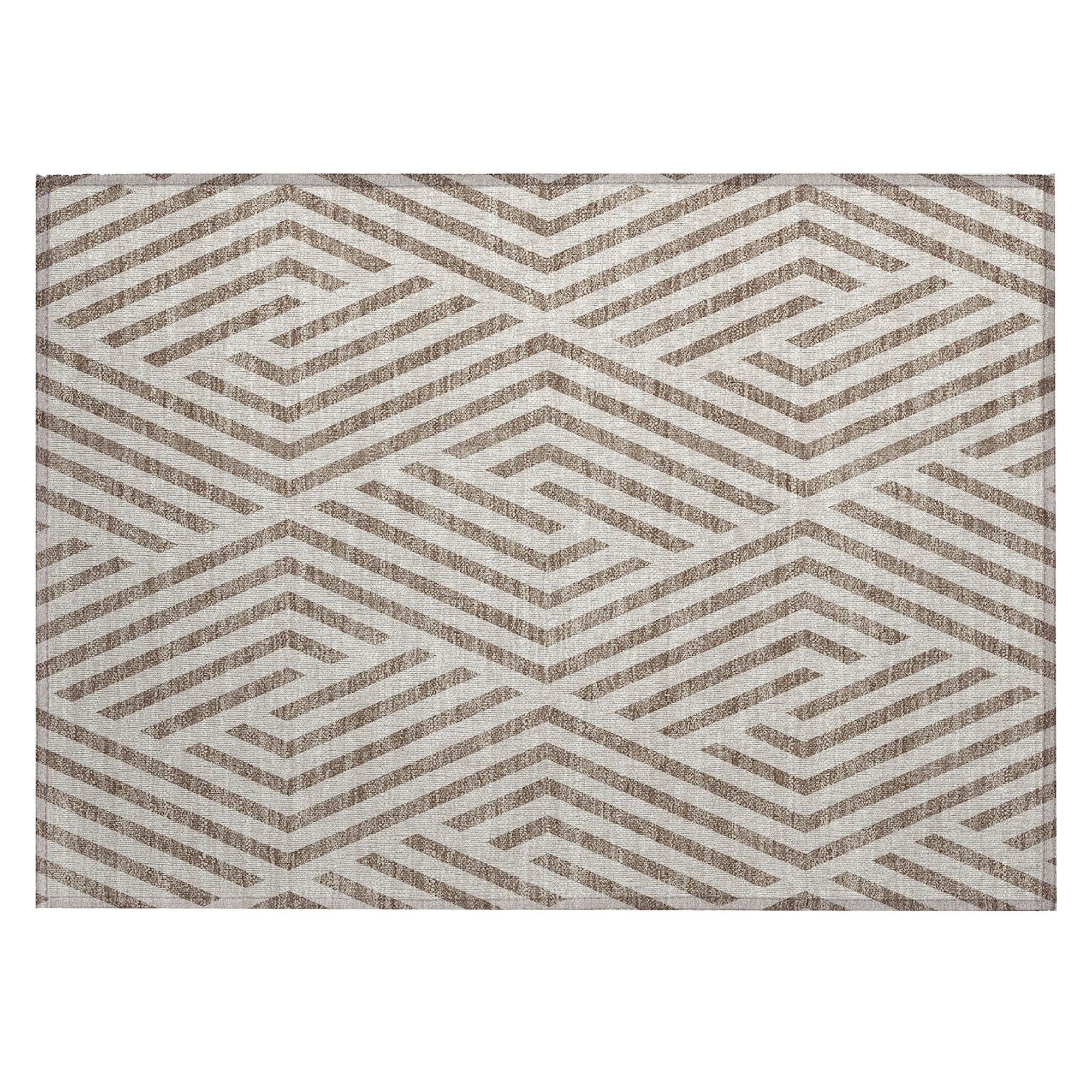 Machine Made ACN550 Taupe Brown Rugs #color_taupe brown