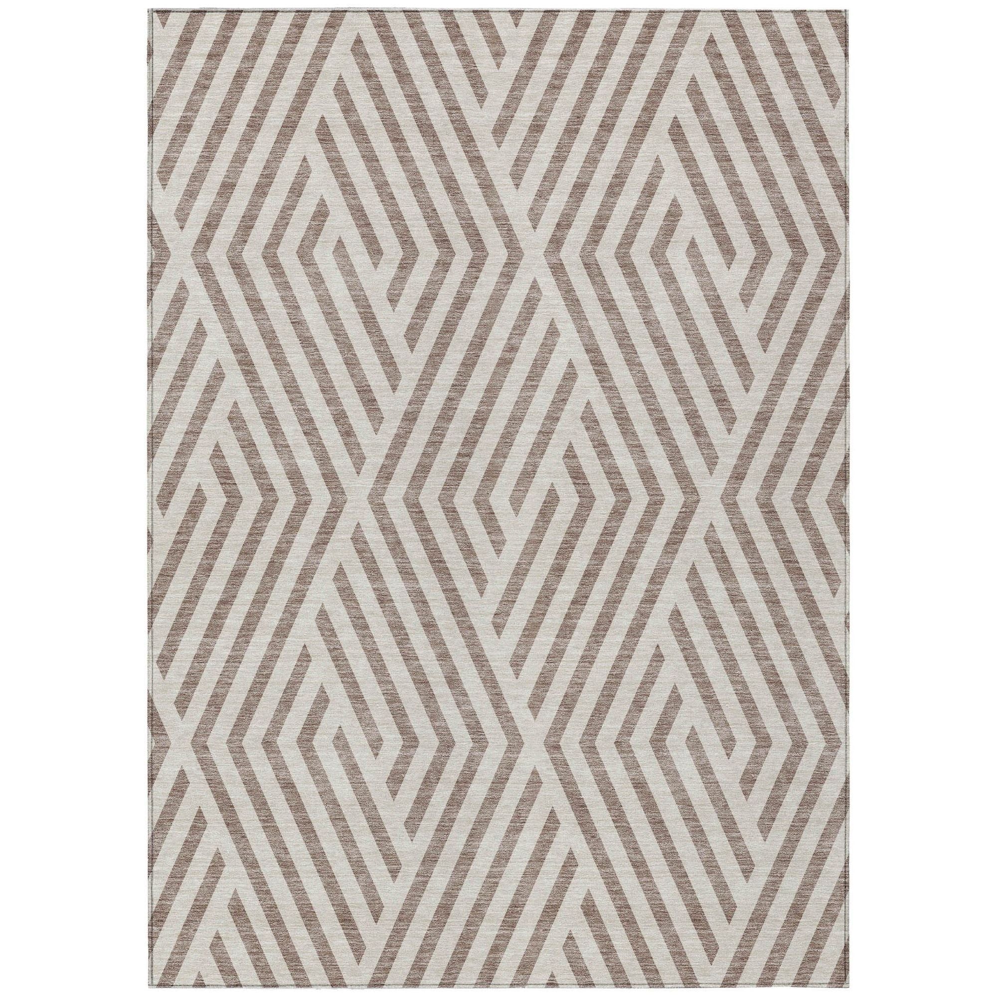 Machine Made ACN550 Taupe Brown Rugs #color_taupe brown