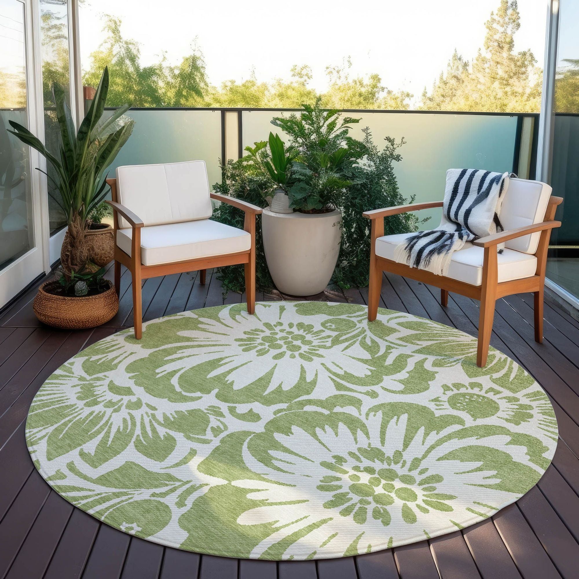 Machine Made ACN551 Aloe Green Rugs #color_aloe green