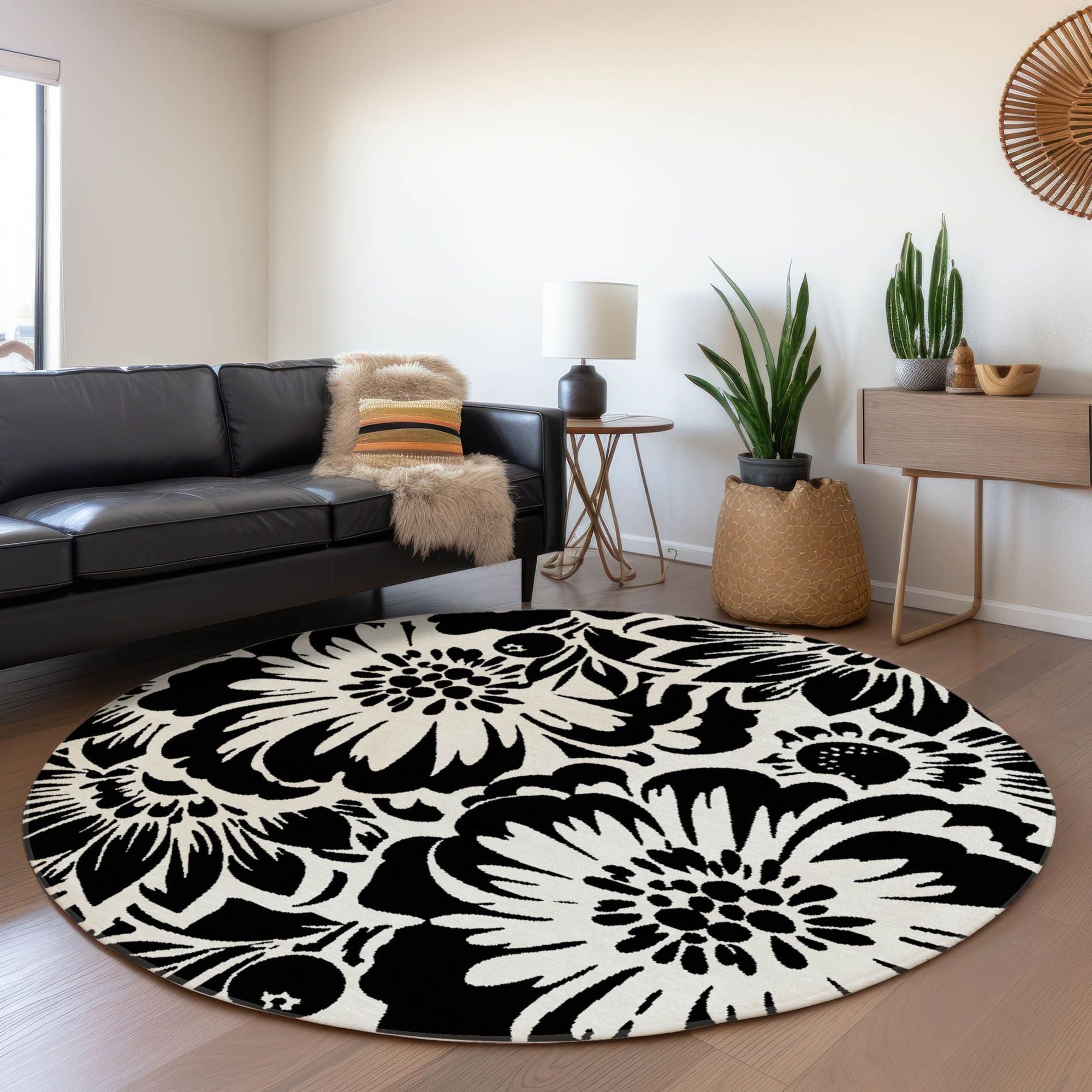 Machine Made ACN551 Black  Rugs #color_black 