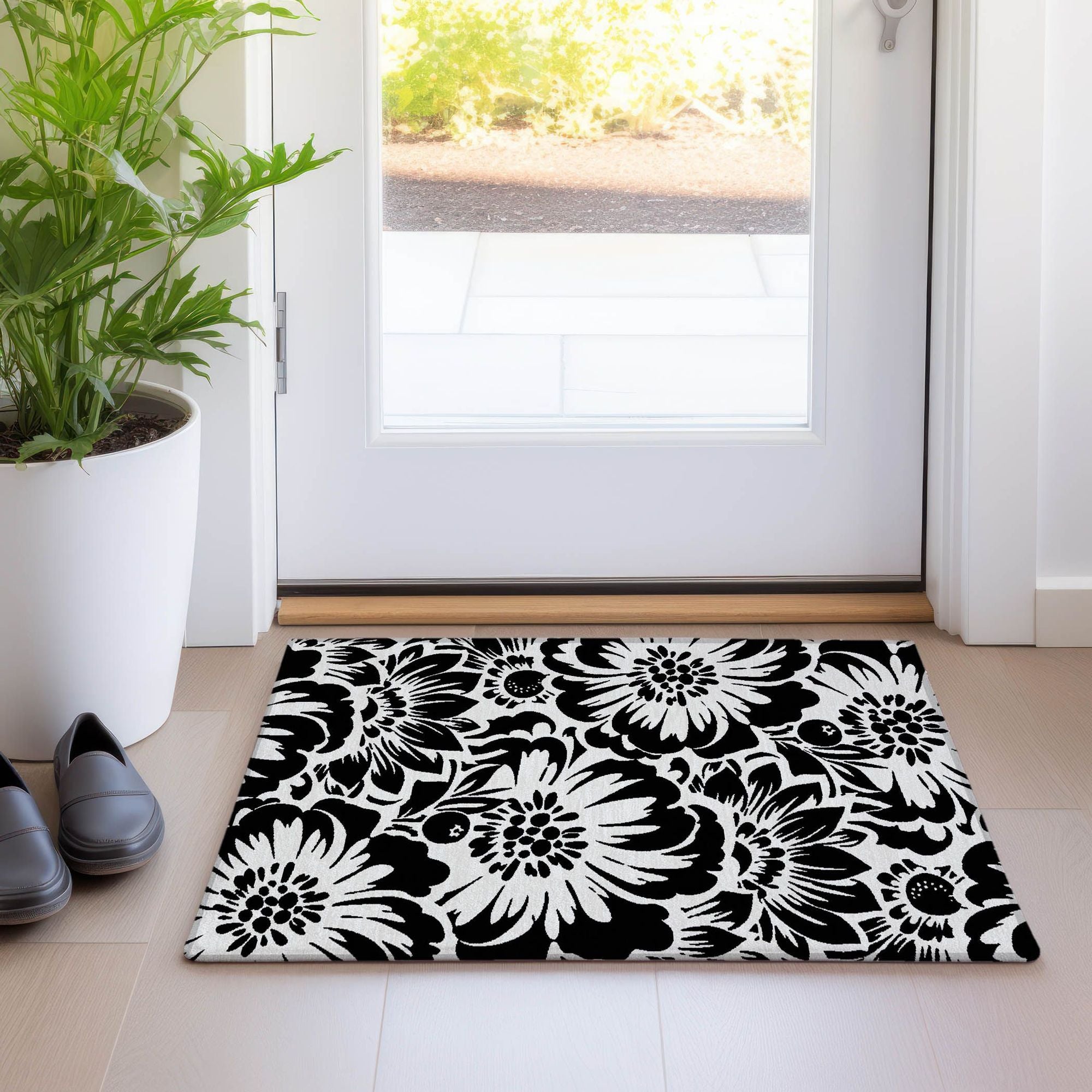 Machine Made ACN551 Black  Rugs #color_black 