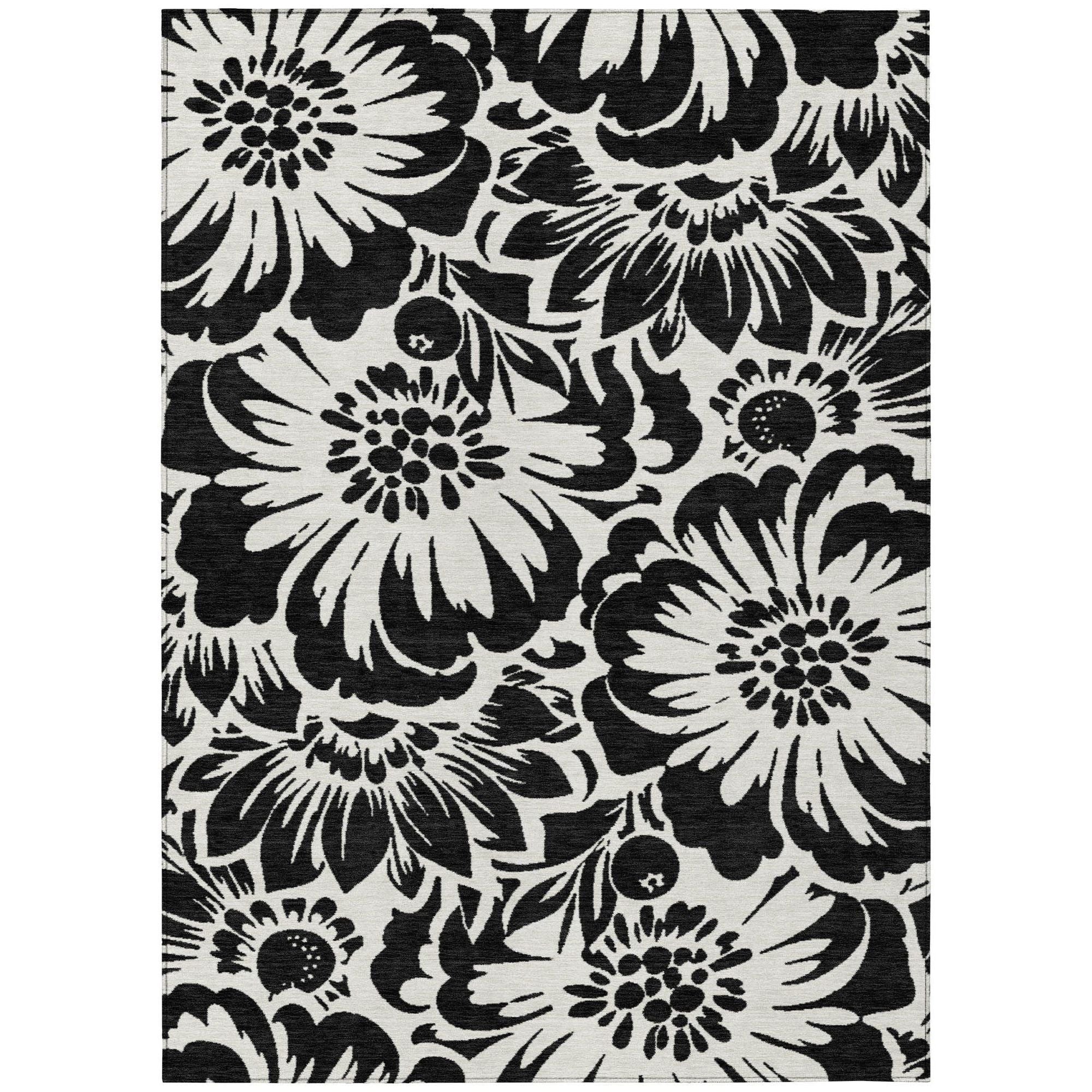 Machine Made ACN551 Black  Rugs #color_black 