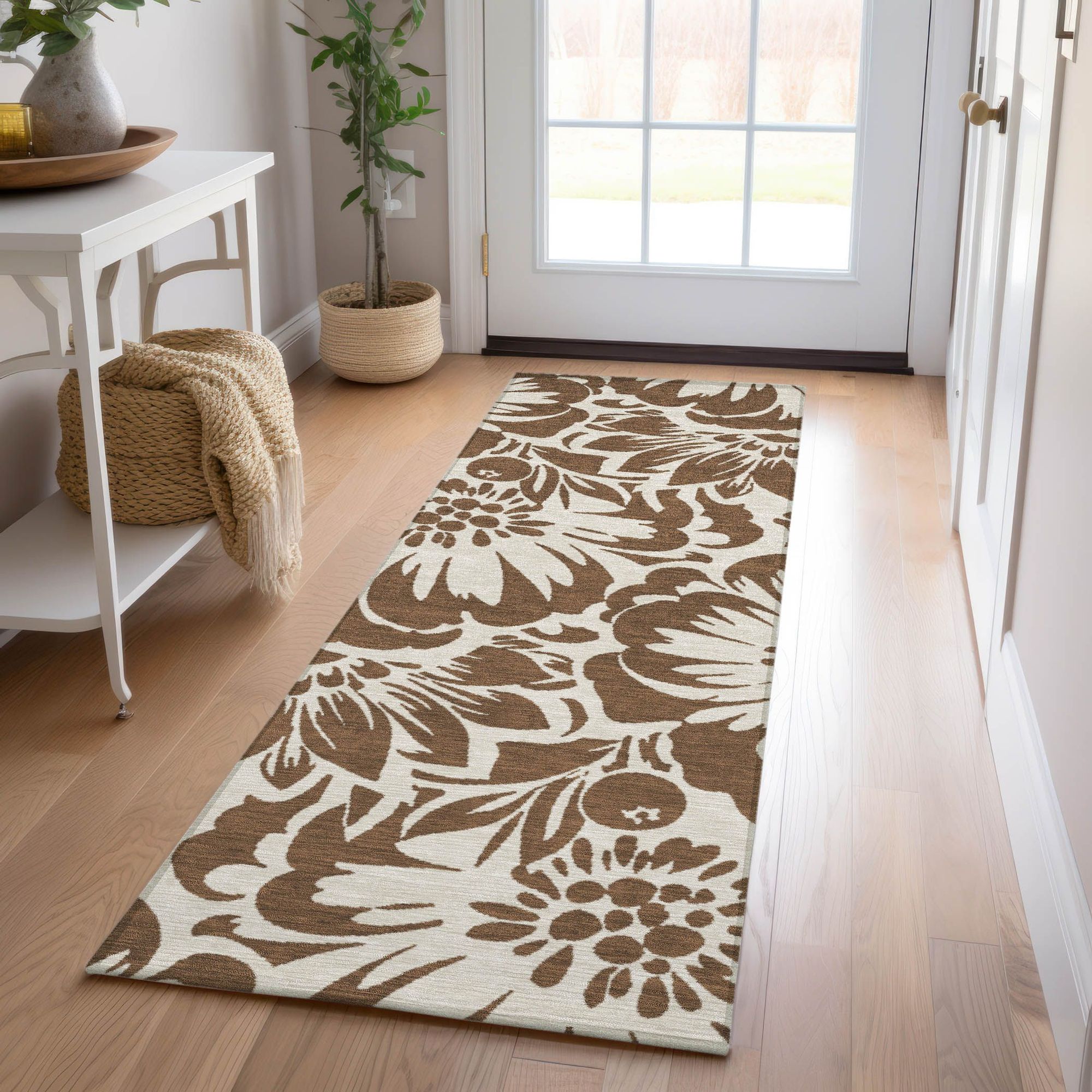 Machine Made ACN551 Brown  Rugs #color_brown 