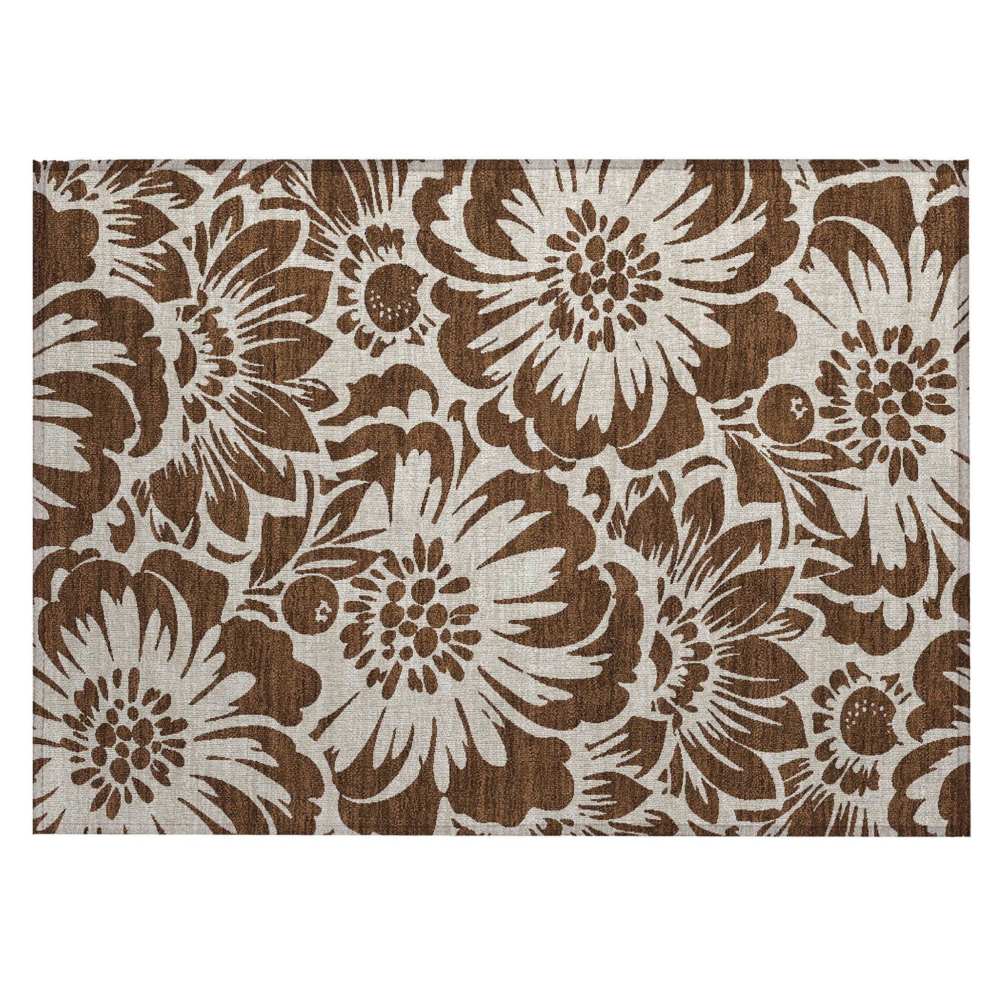 Machine Made ACN551 Brown  Rugs #color_brown 