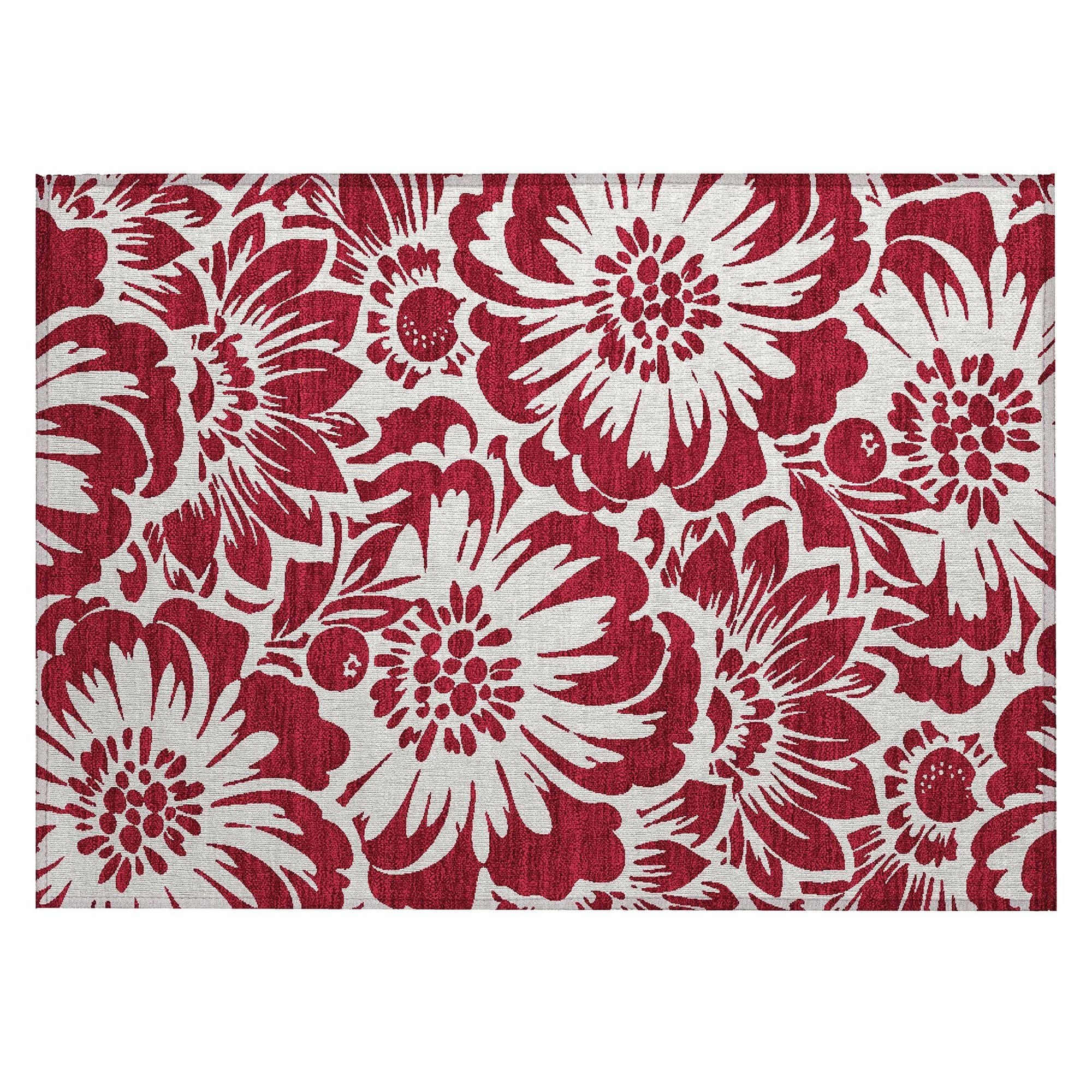 Machine Made ACN551 Burgundy Red Rugs #color_burgundy red