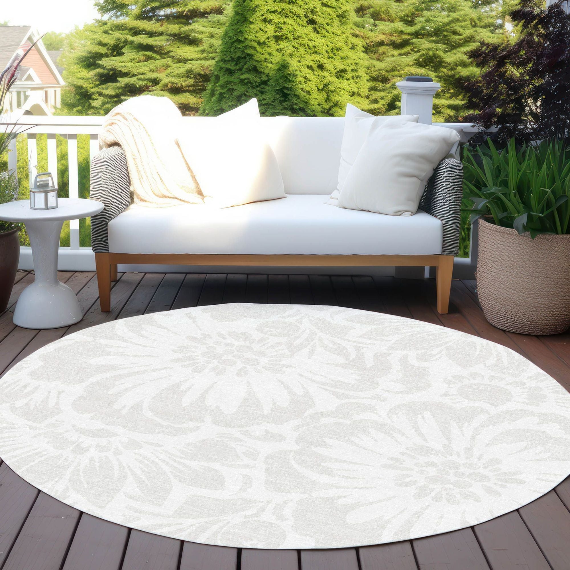 Machine Made ACN551 Ivory  Rugs #color_ivory 