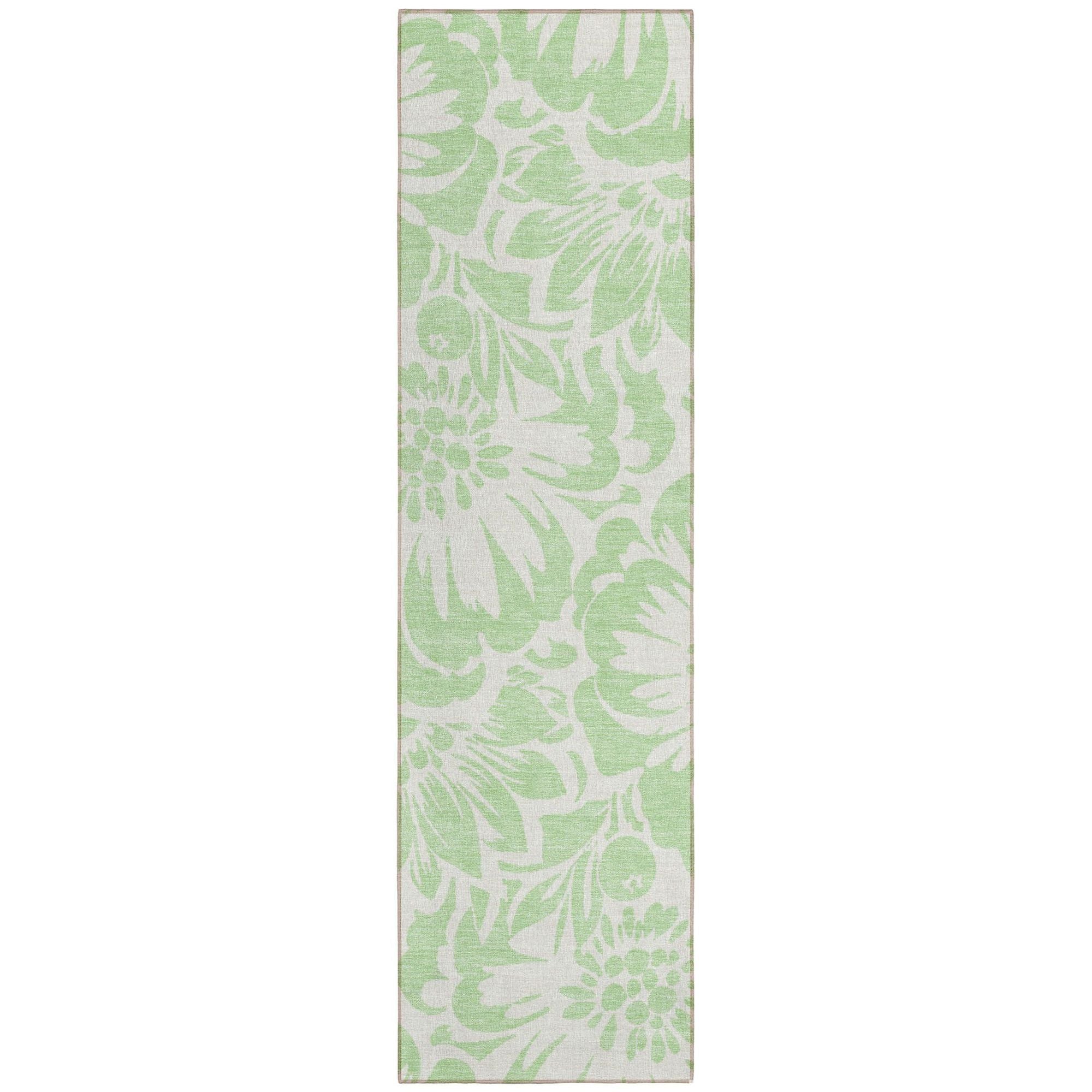 Machine Made ACN551 Mint Green Rugs #color_mint green