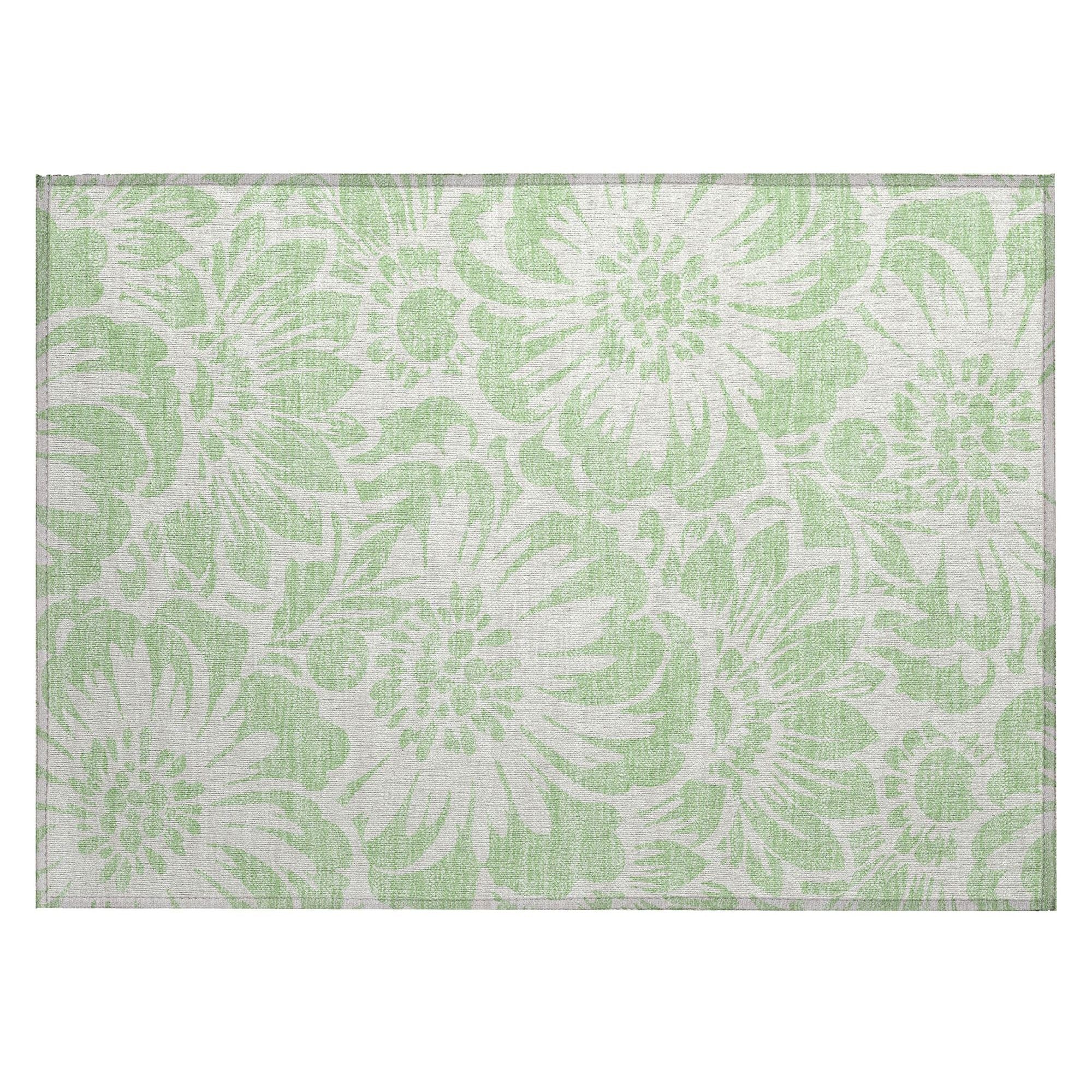 Machine Made ACN551 Mint Green Rugs #color_mint green