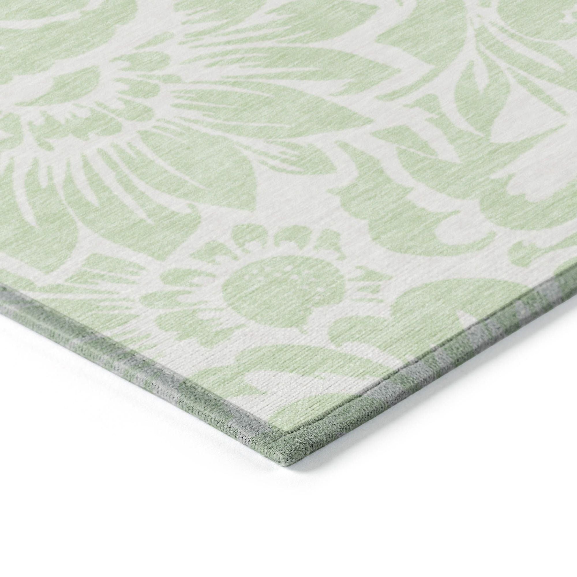 Machine Made ACN551 Mint Green Rugs #color_mint green