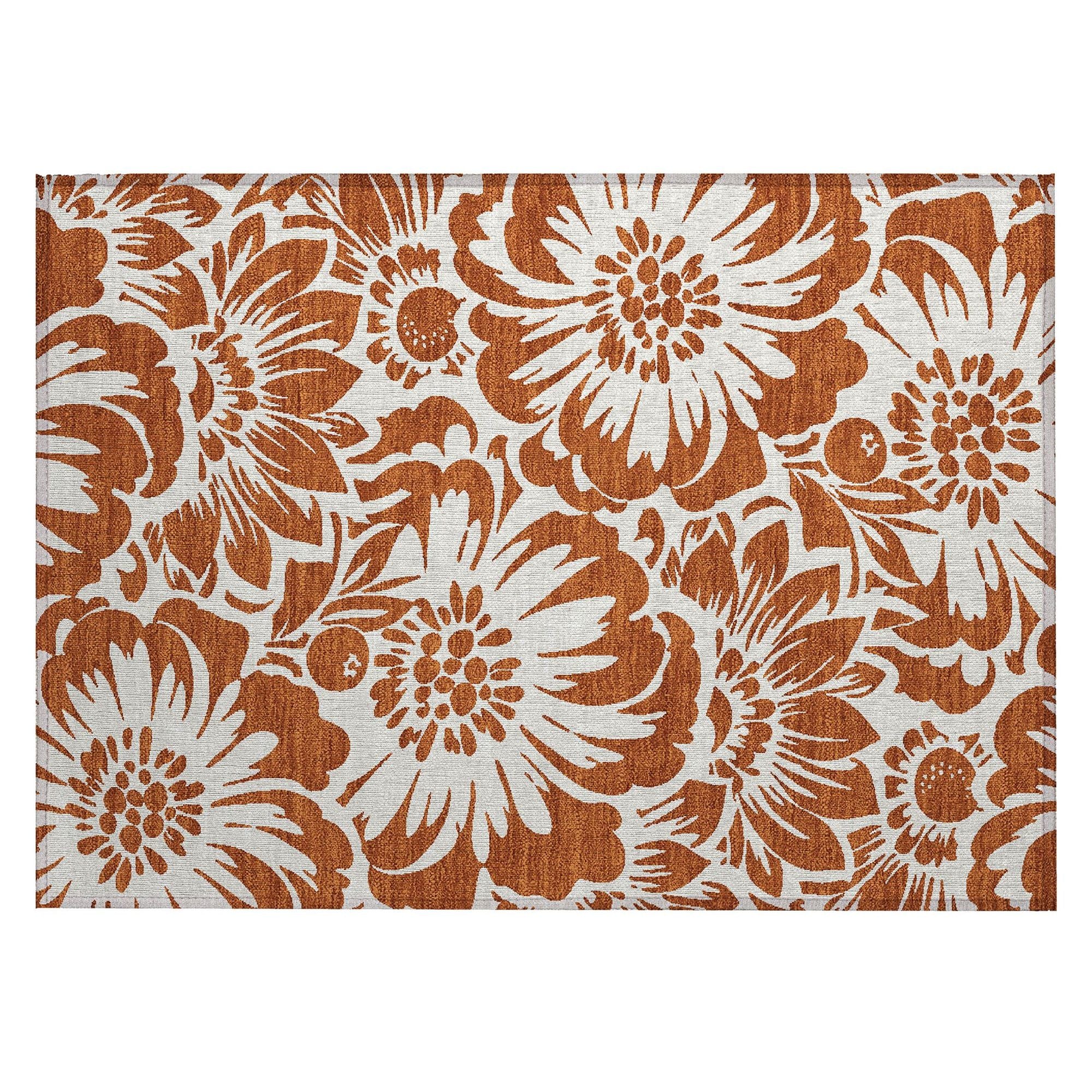 Machine Made ACN551 Paprika Orange Rugs #color_paprika orange