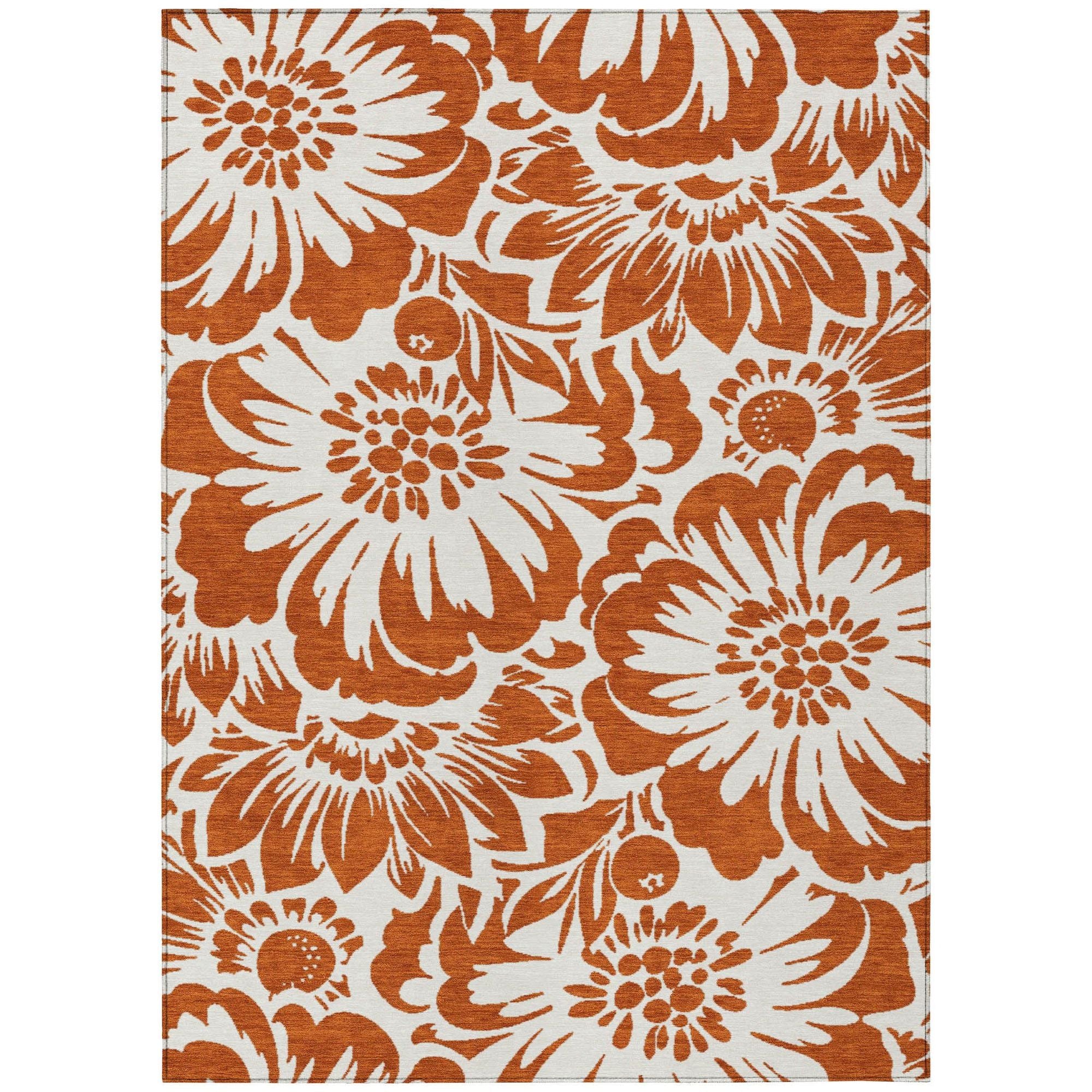 Machine Made ACN551 Paprika Orange Rugs #color_paprika orange