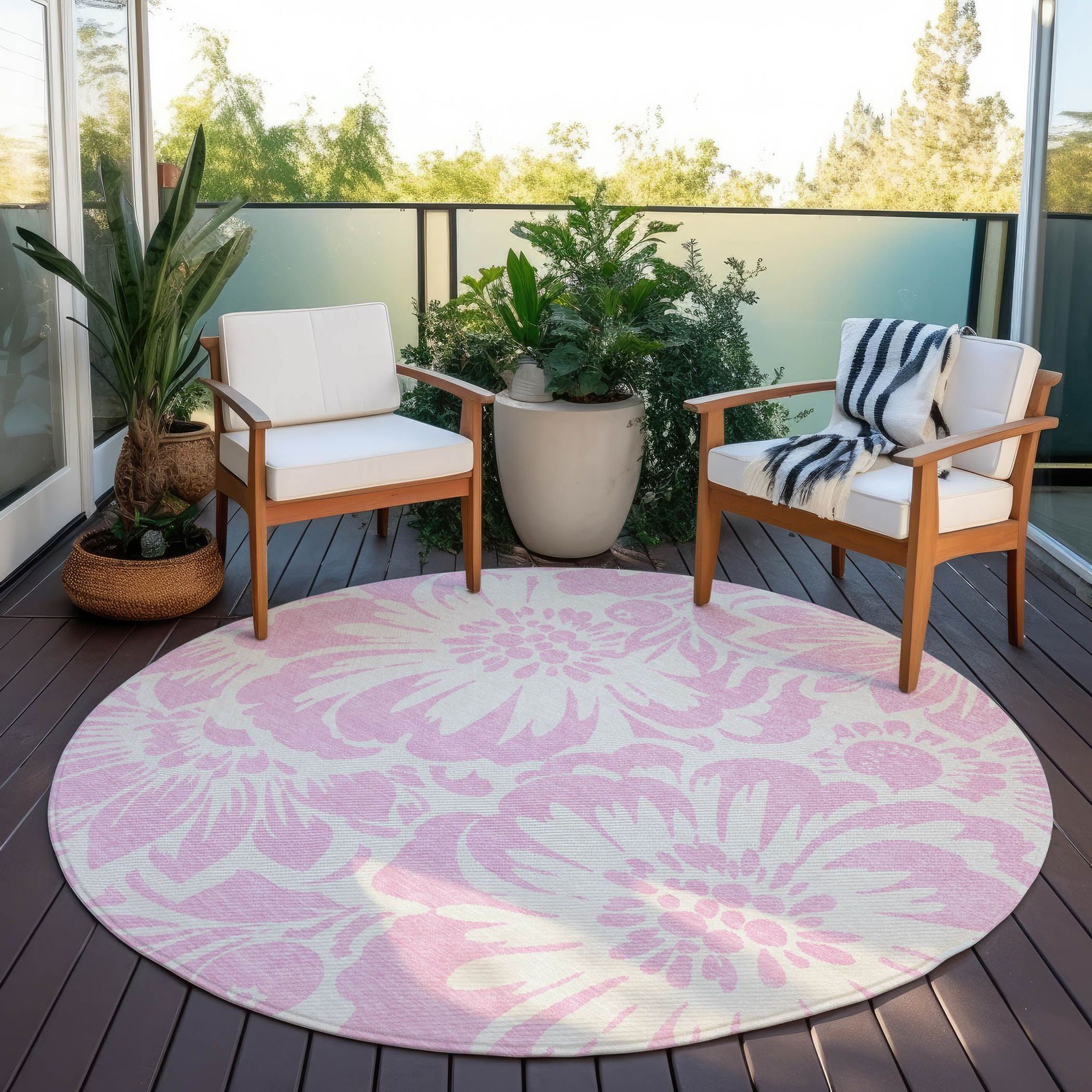 Machine Made ACN551 Pink  Rugs #color_pink 