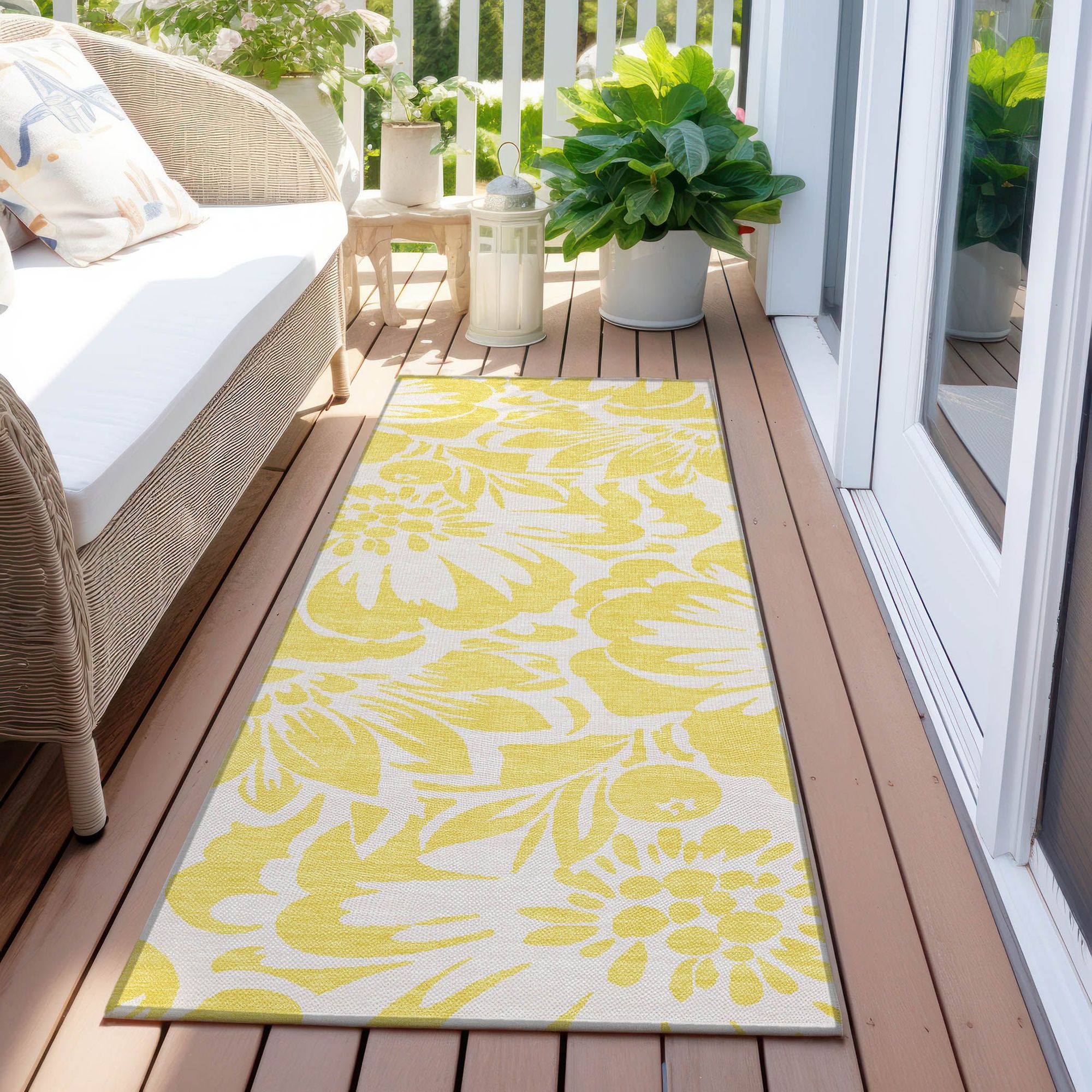 Machine Made ACN551 Yellow Gold Rugs #color_yellow gold