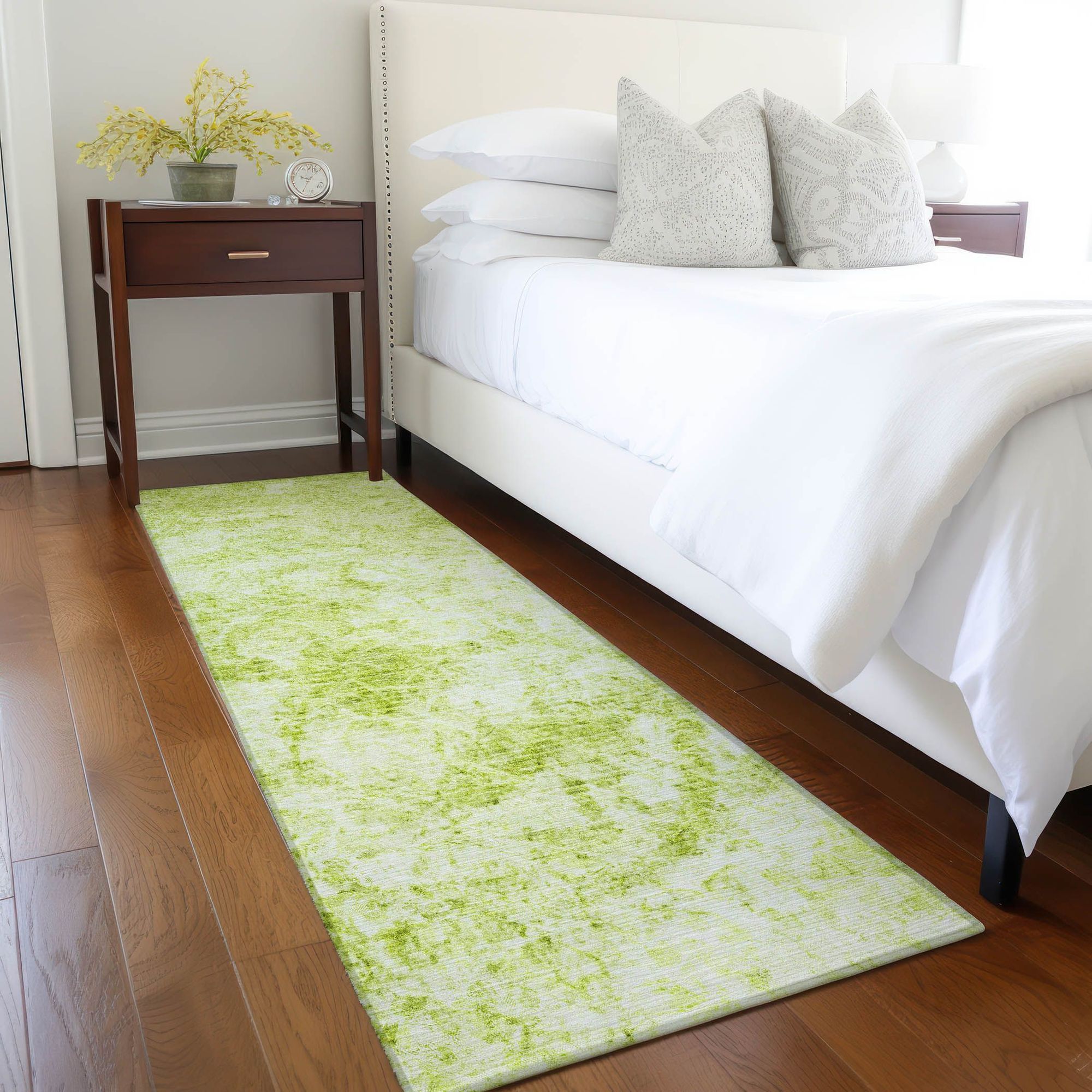 Machine Made ACN553 Aloe Green Rugs #color_aloe green