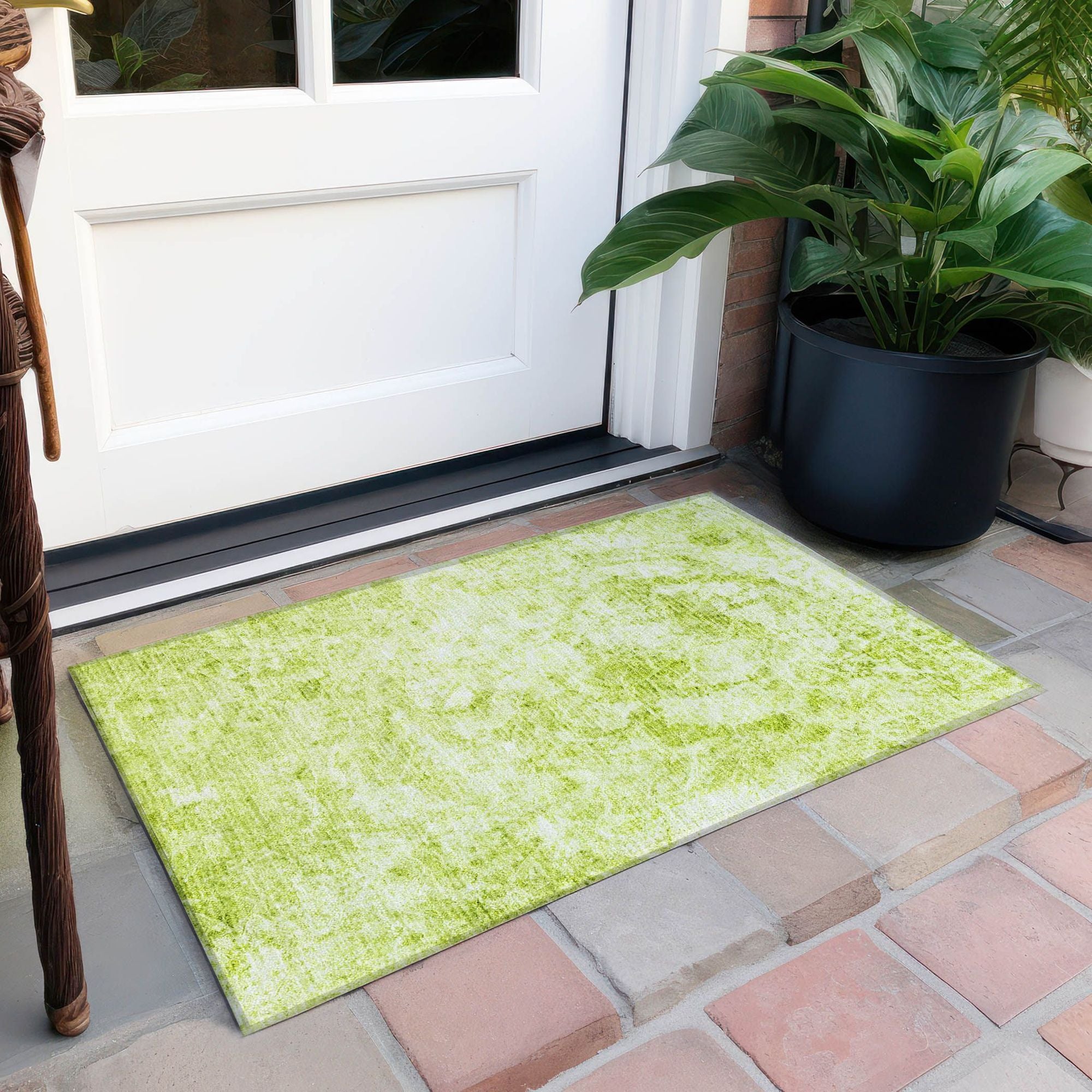 Machine Made ACN553 Aloe Green Rugs #color_aloe green