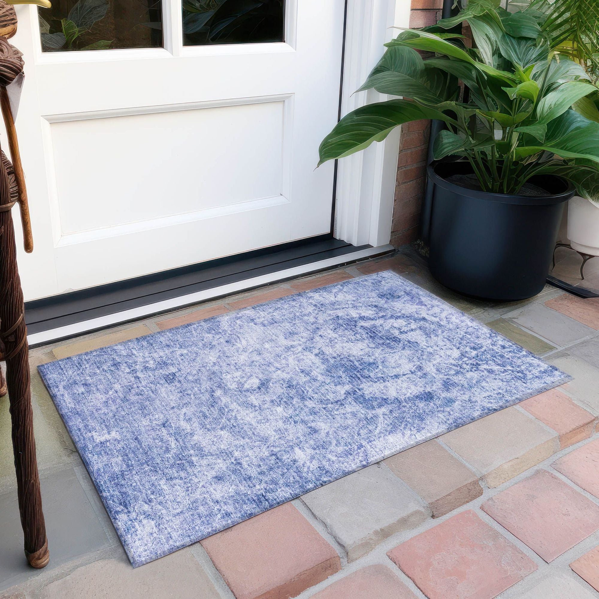 Machine Made ACN553 Blue  Rugs #color_blue 