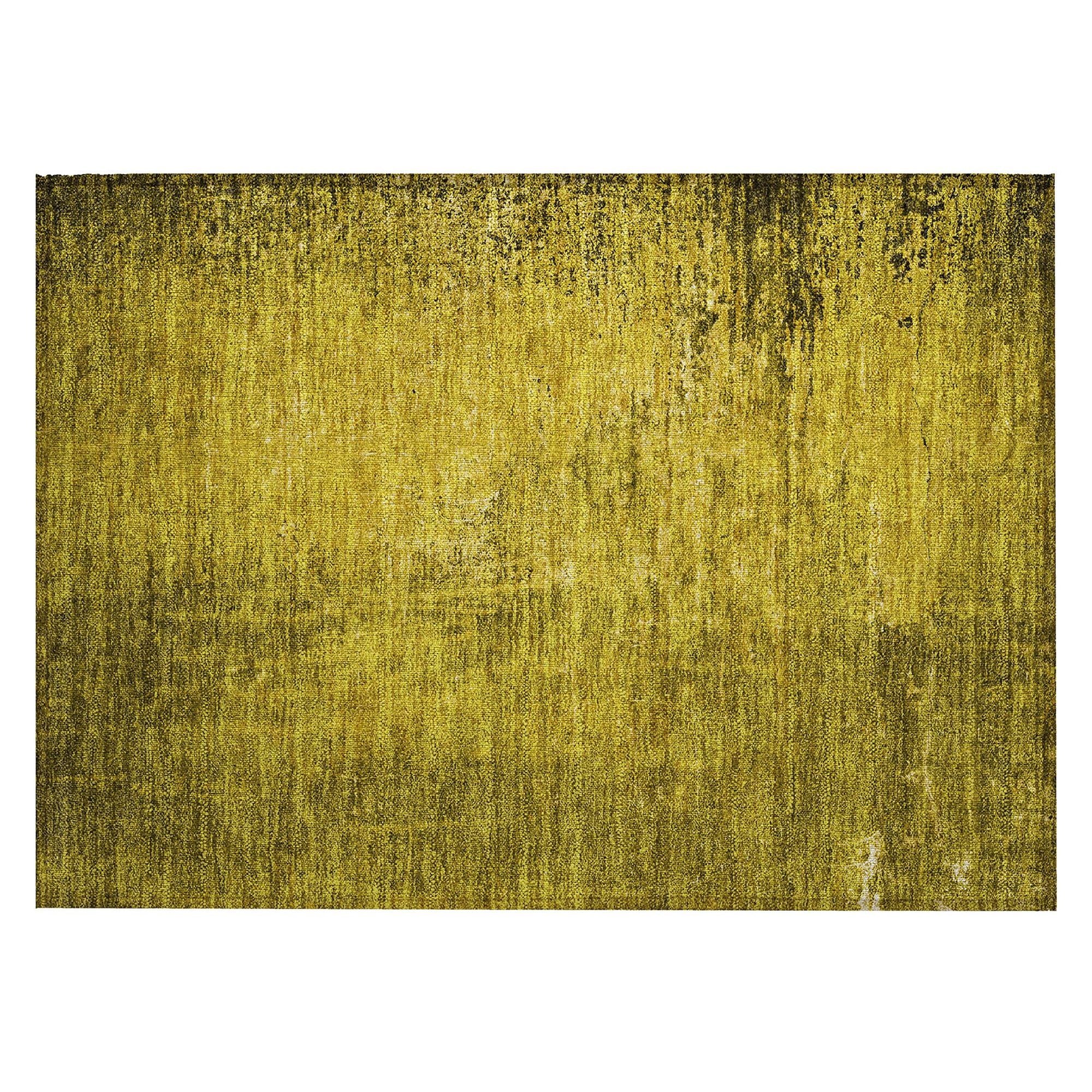 Machine Made ACN554 Gold  Rugs #color_gold 