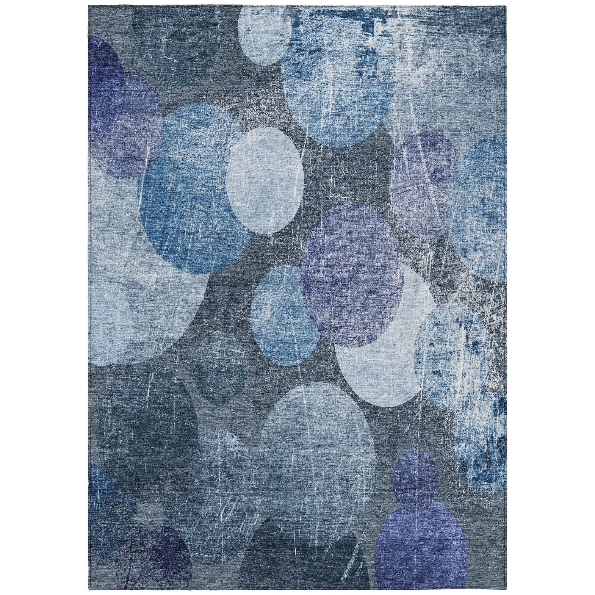 Machine Made ACN556 Blue  Rugs #color_blue 