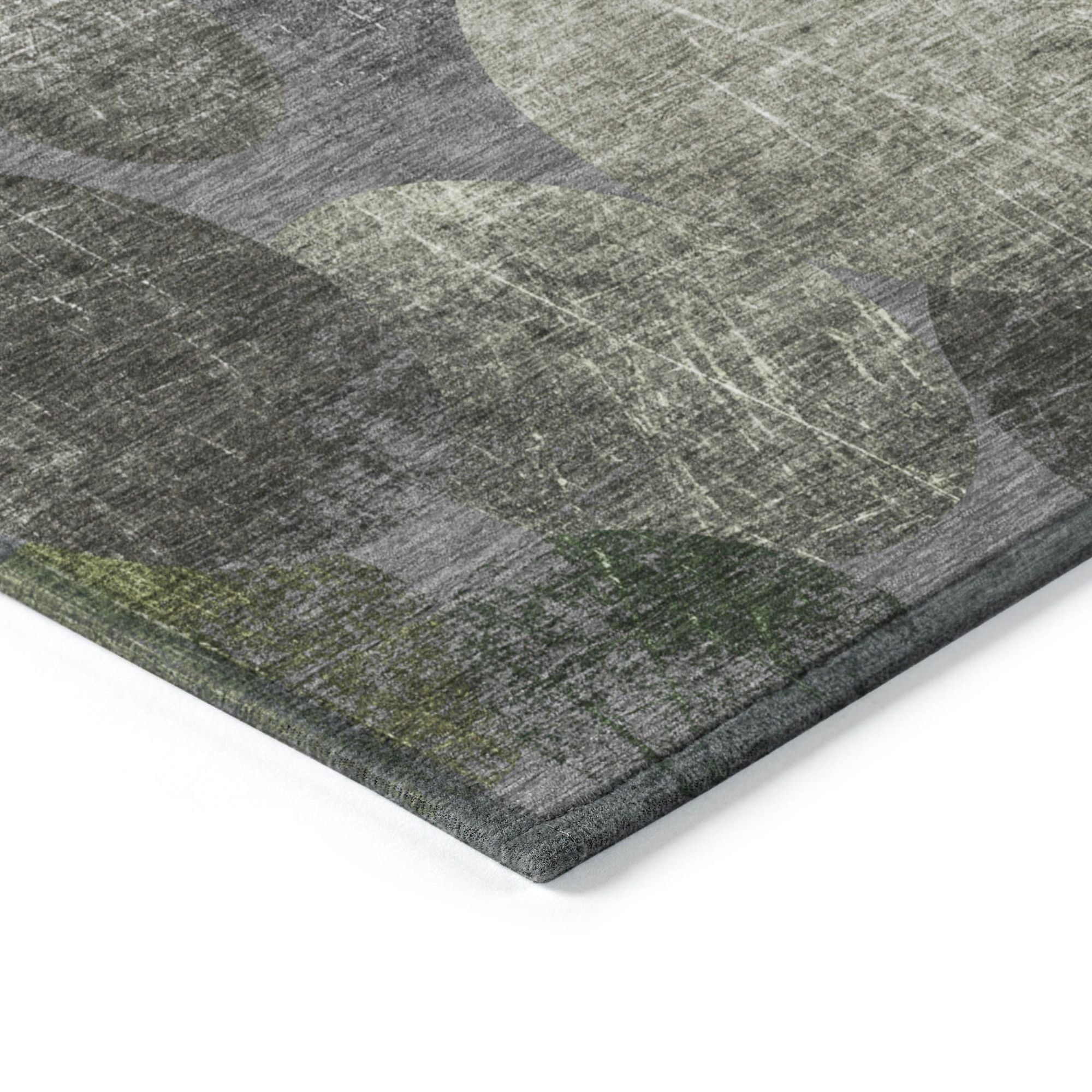 Machine Made ACN556 Green  Rugs #color_green 