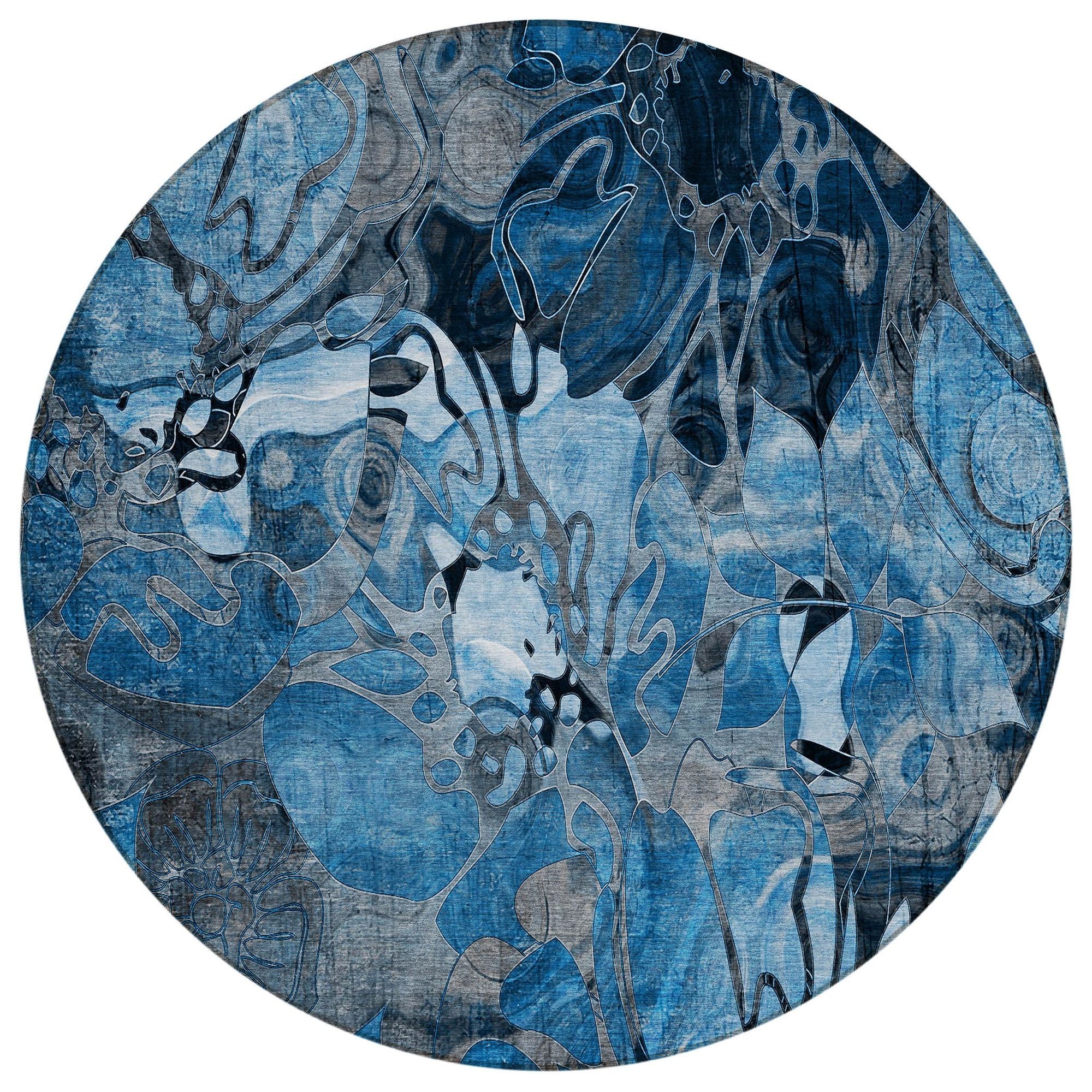 Machine Made ACN558 Blue  Rugs #color_blue 