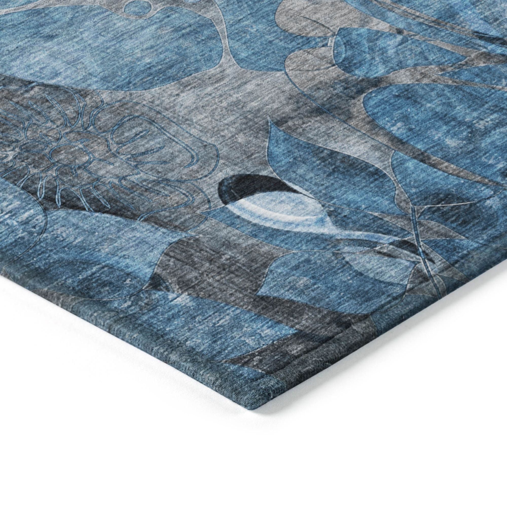 Machine Made ACN558 Blue  Rugs #color_blue 